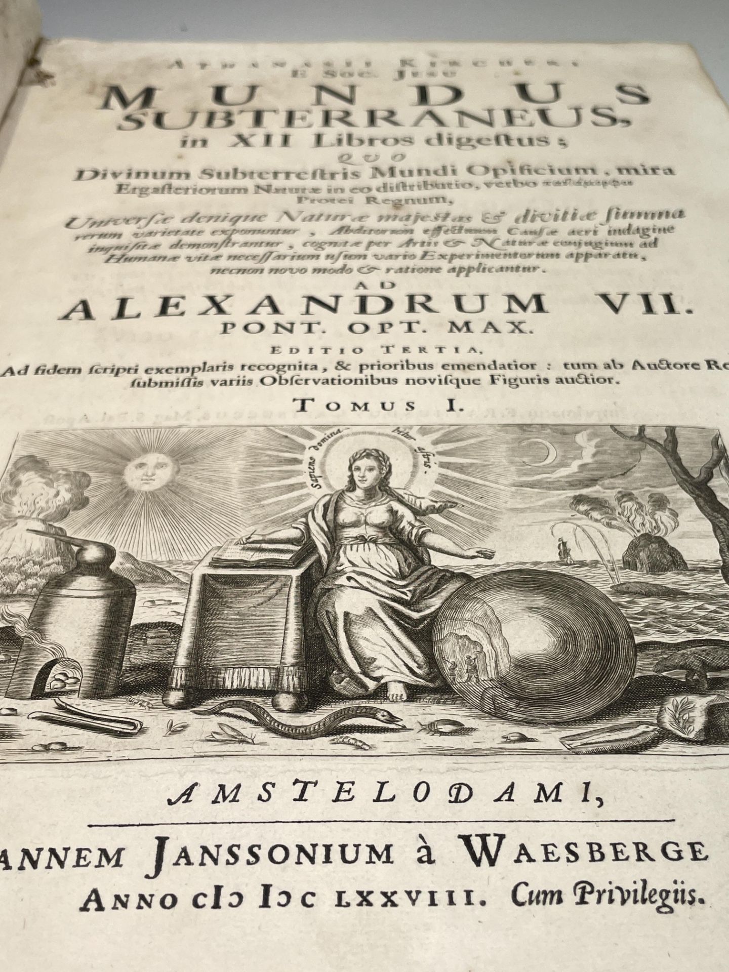 ATHANASII KIRCHERI. E. SOC. JESU. Mundus Subterraneus in XII Libros digeotus quo Divinum - Image 14 of 15