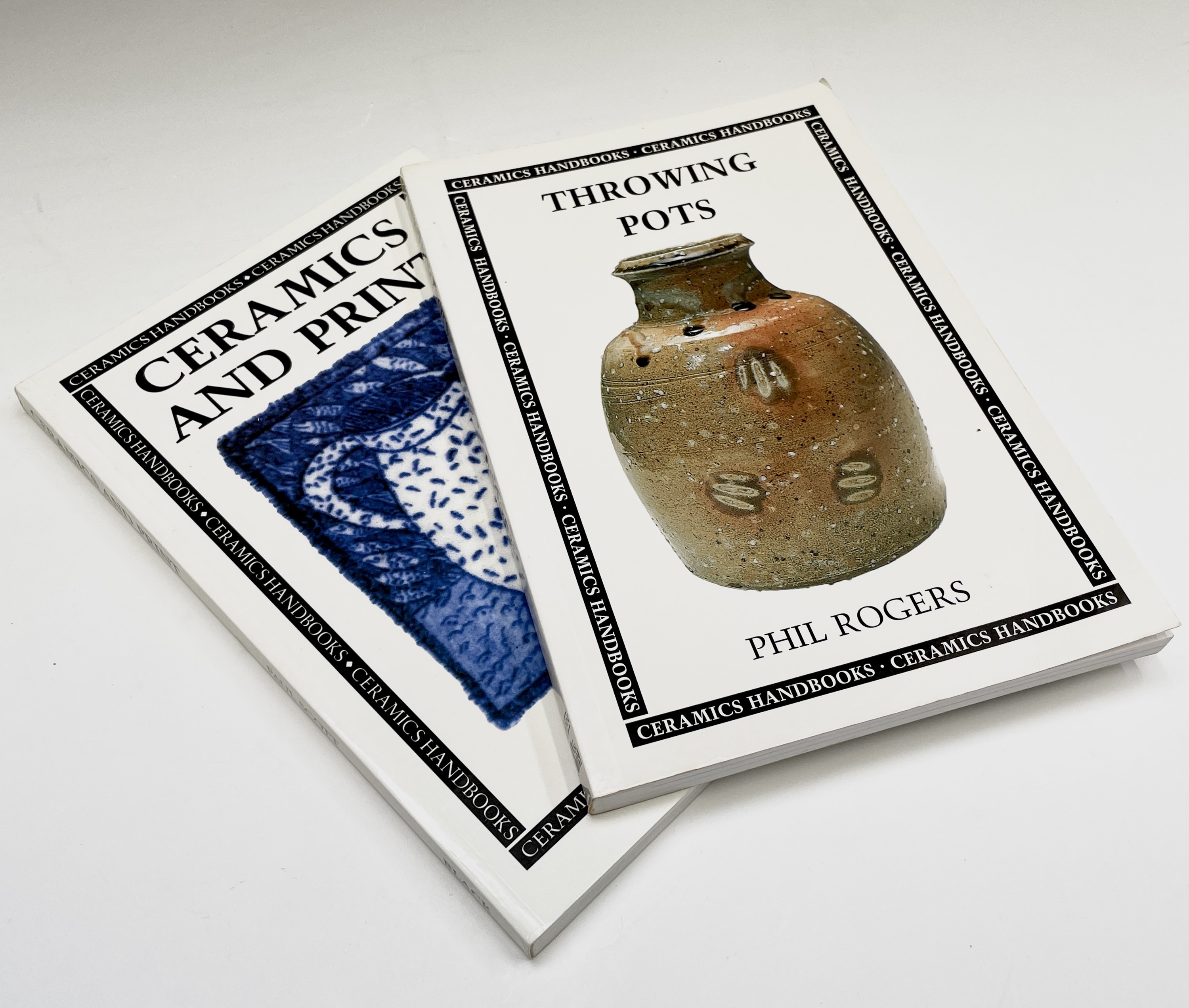 PHIL ROGERS. 'Throwing Pots: Ceramic Handbooks.' Orig wps, 1995, vg; PAUL SCOTT. 'Ceramics and