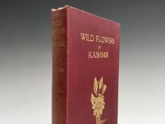 B. O. COVENTRY. 'Wild Flowers of Kashmir.' Three vols, original cloth with gilt embossed title,