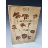 C. OSCAR MORETON. 'Old Carnations and Pinks.' Original cloth, clipped dj, illustrations complete,