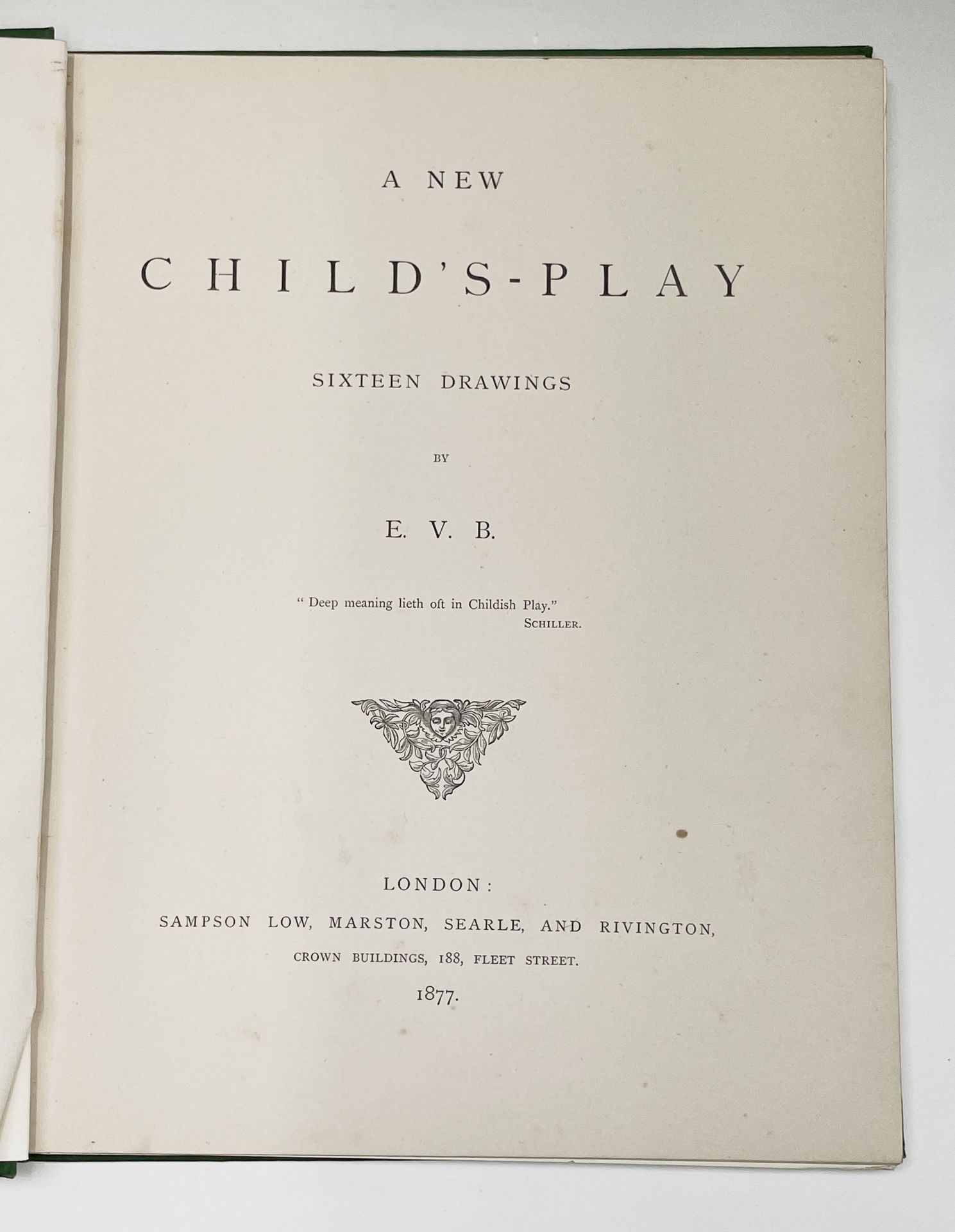 ELEANOR VERE BOYLE. 'A New Child's-Play.' Sixteen Drawings by EVB, first edition, photographed - Image 4 of 18