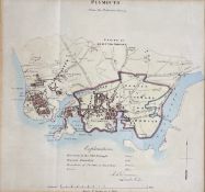 MAPS. Plymouth. 'Report of the Commissioners…upon the boundaries and Wards of certain Boroughs and