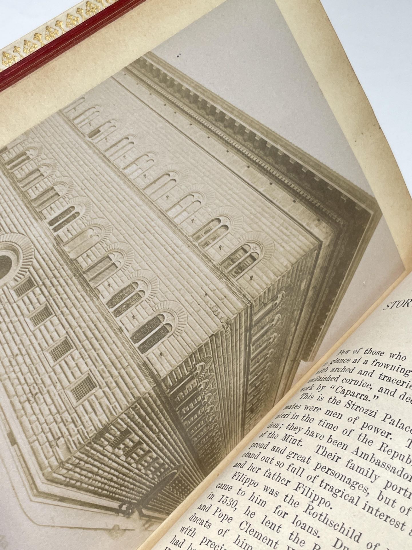 FLORENTINE FINE BINDING. 'Echoes of Old Florence, Her Palaces and Those who have Lived in Them.' - Image 5 of 8