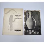 BERNARD LEACH. 'W H Lane & Son Auction Catalogue.' 'Bernard Leach Ceramics/Oriental Objets d'Art.'