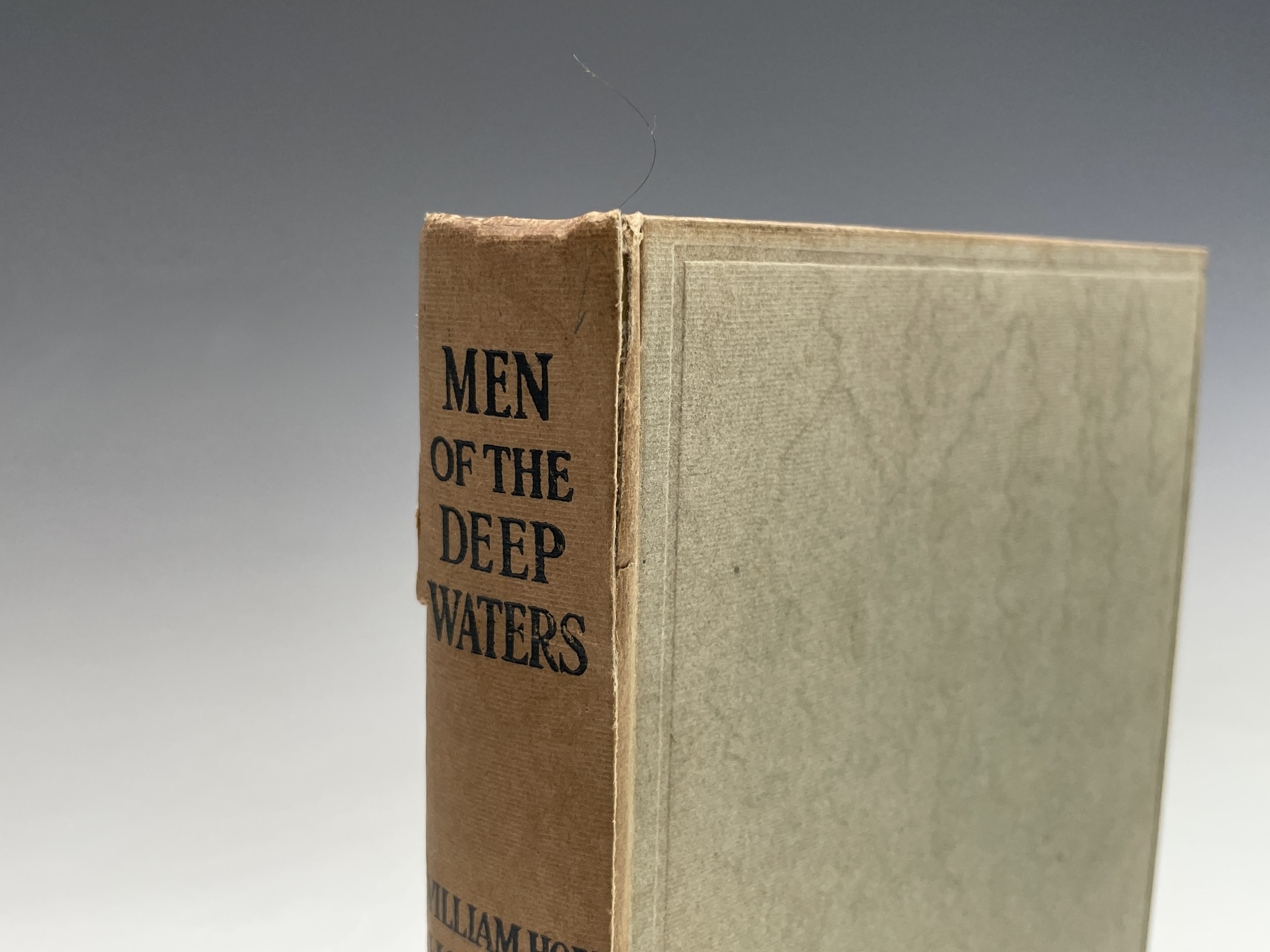 WILLIAM HODGSON HOPE. 'Men of the Deep Waters.' Second (Cheap) edition, 1921, original cloth, - Image 5 of 7