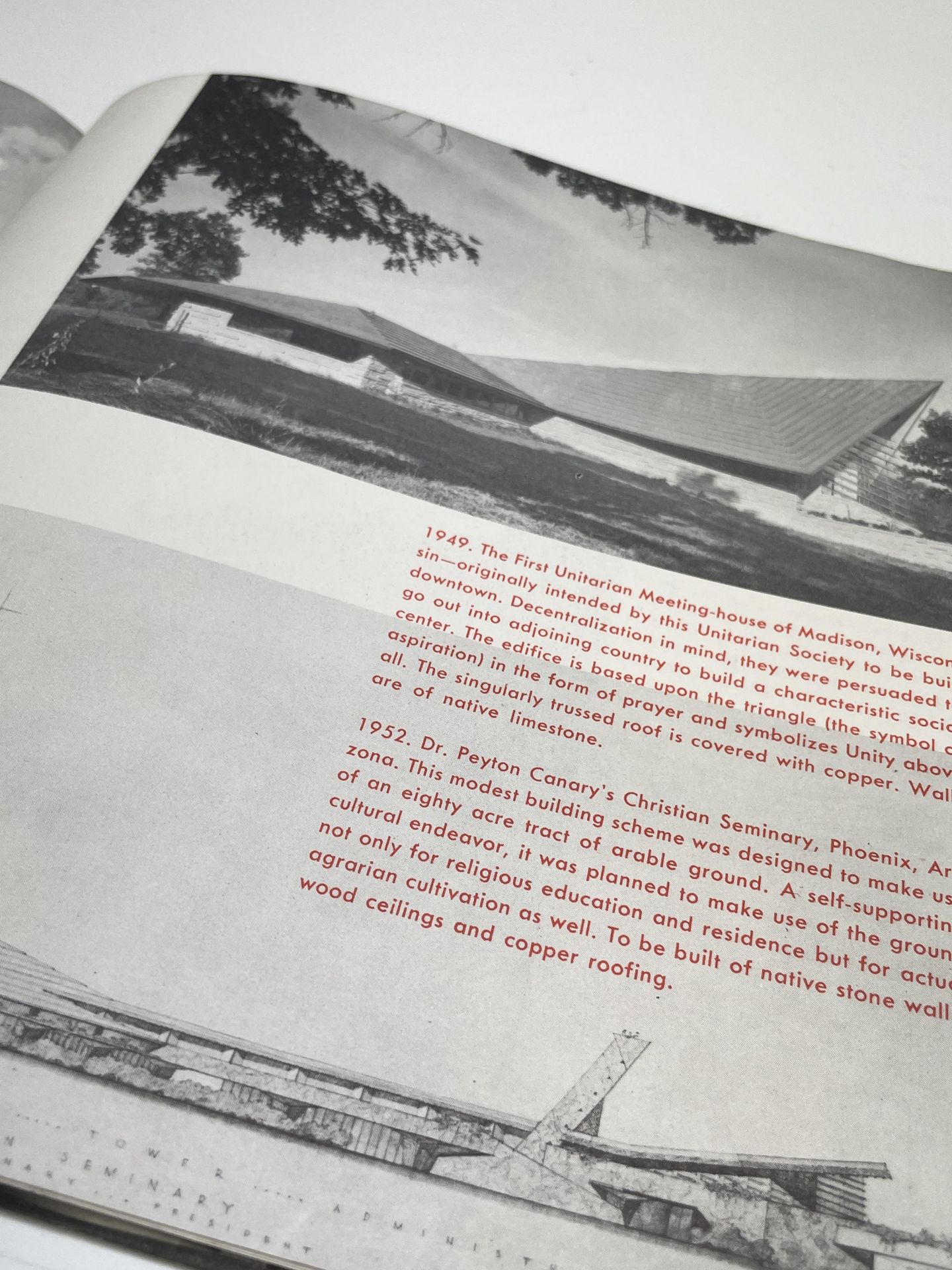 FRANK LLOYD WRIGHT. 'Princeton Monographs in Art and Archaeology. Modern Architecture being the Kahn - Image 7 of 10