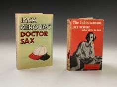 JACK KEROUAC. 'The Subterraneans.' First UK edition, original cloth, unclipped dj, tears and chips