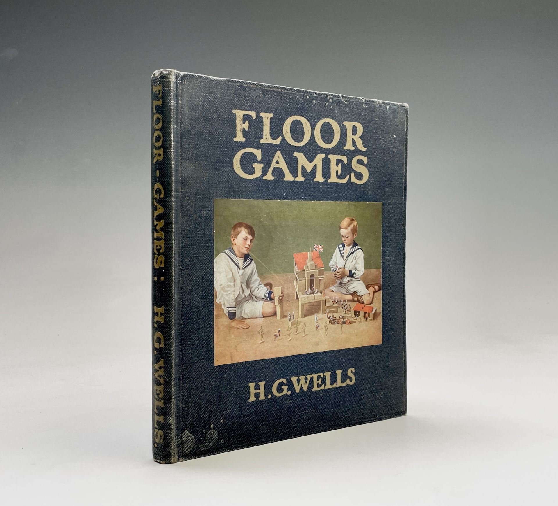 H. G. WELLS. 'Floor Games.' Photographic plates complete plus drawings by J R Sinclair, orig