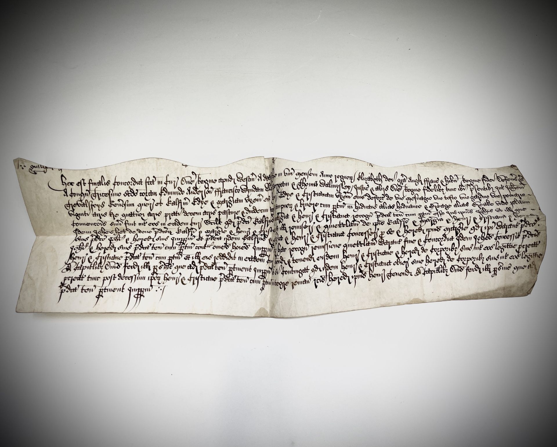 ENYS-GALPIN Two rare Elizabethan Indentures dated 1588. Condition: please request a condition report - Image 7 of 11