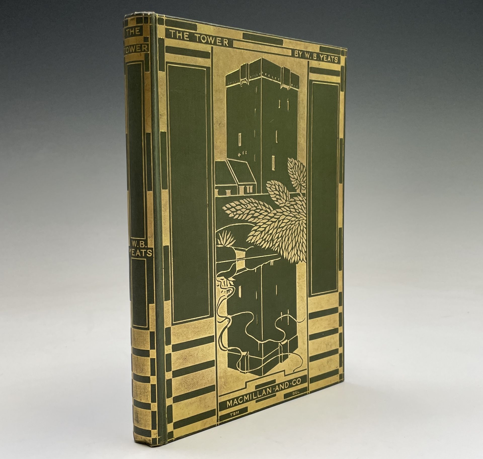 WILLIAM BUTLER YEATS. 'The Tower.' Original cloth gilt, designed by Thomas Sturge Moore, vg