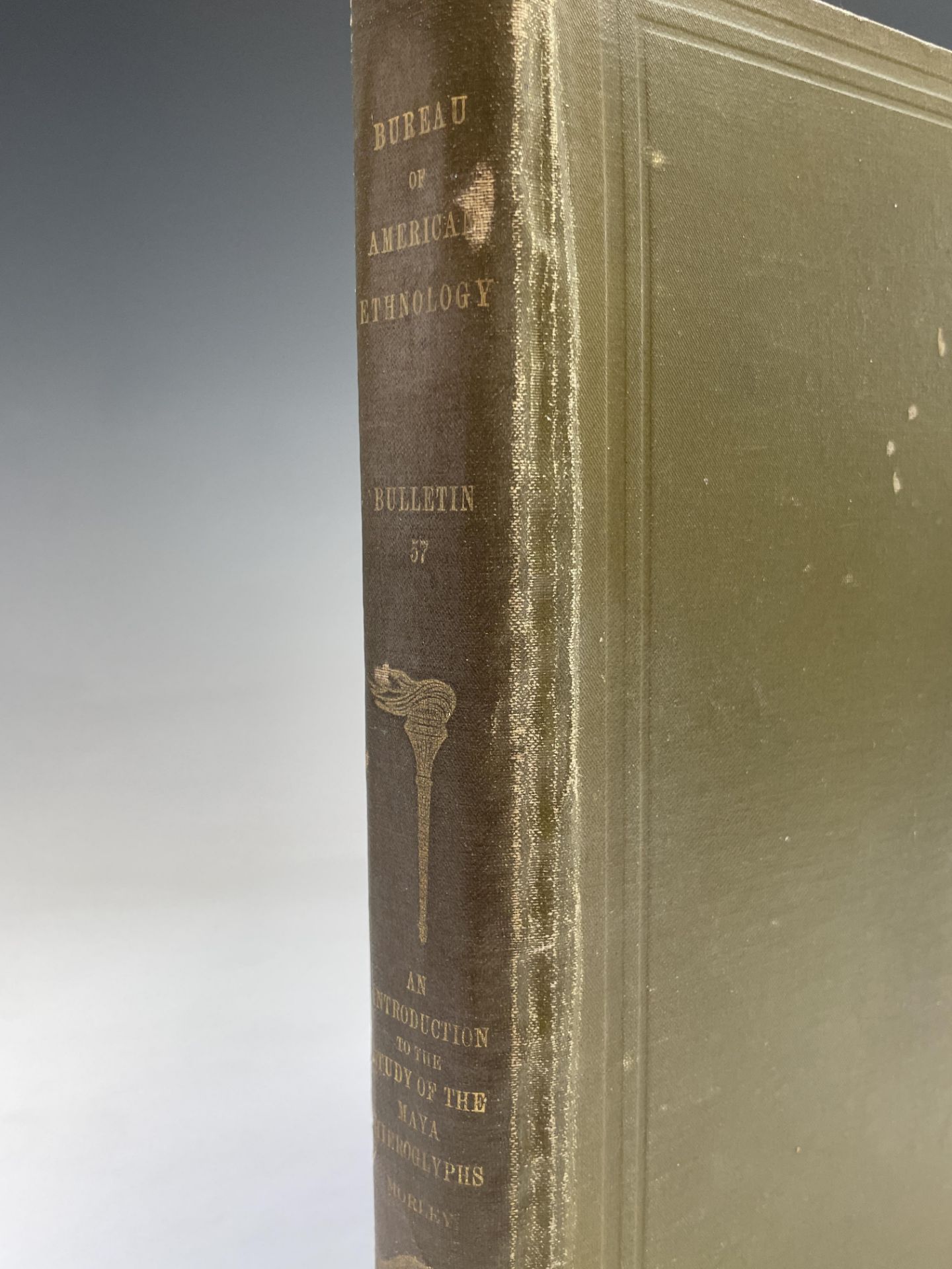 SYLVANUS GRISWOLD MORLEY. 'An Introduction to the Study of the Maya Hieroglyphics.' First edition, - Image 9 of 10