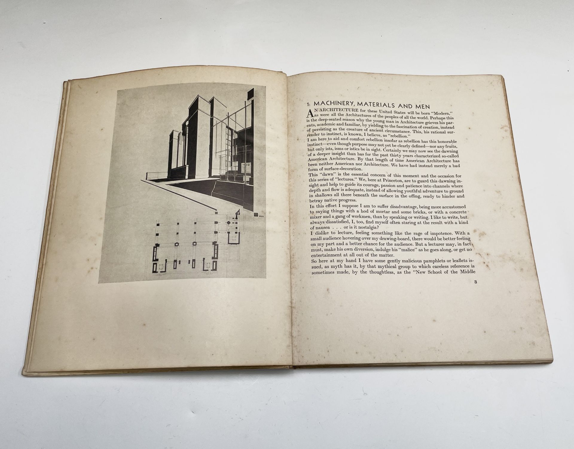FRANK LLOYD WRIGHT. 'Princeton Monographs in Art and Archaeology. Modern Architecture being the Kahn - Image 5 of 10