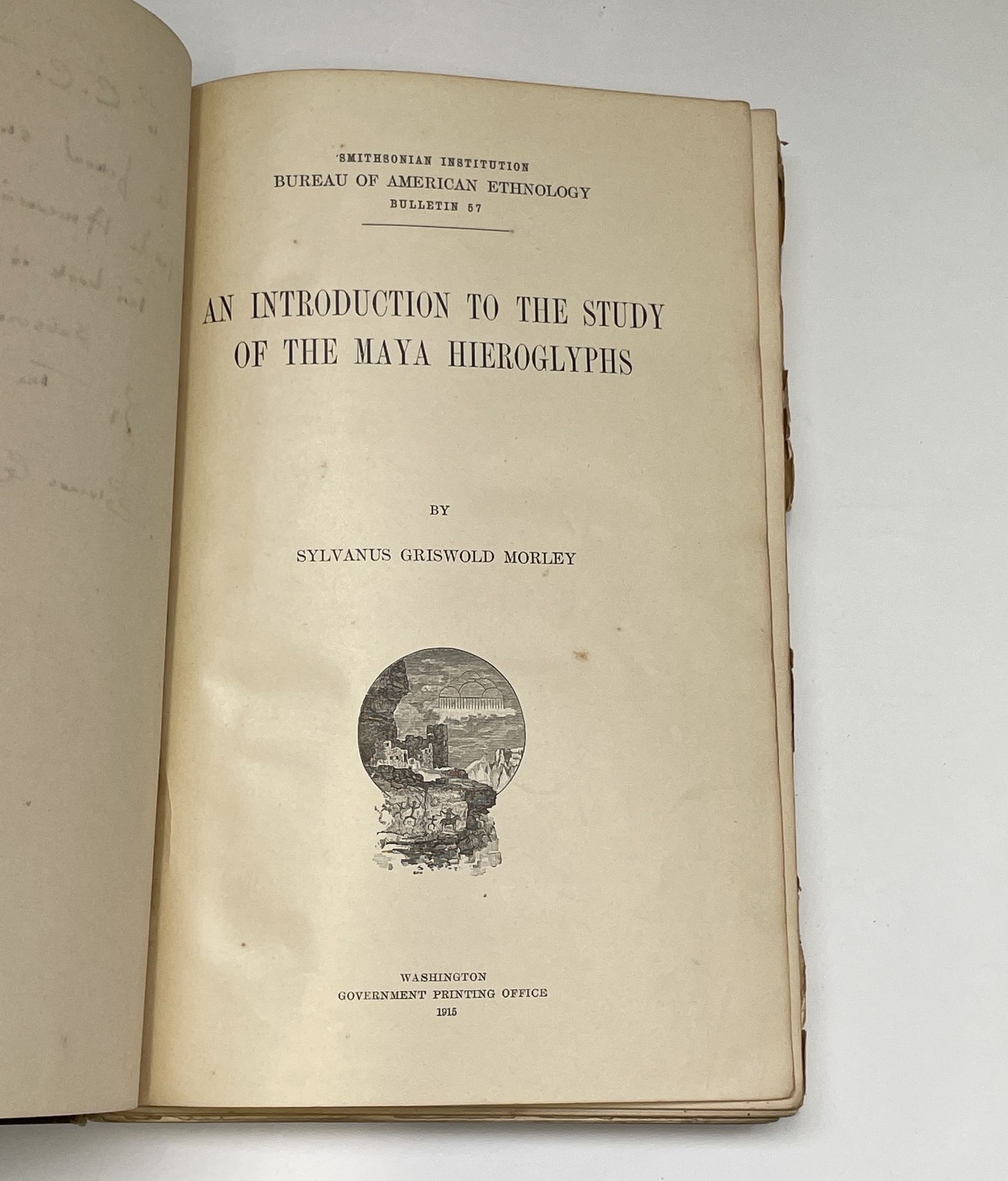 SYLVANUS GRISWOLD MORLEY. 'An Introduction to the Study of the Maya Hieroglyphics.' First edition, - Image 8 of 10