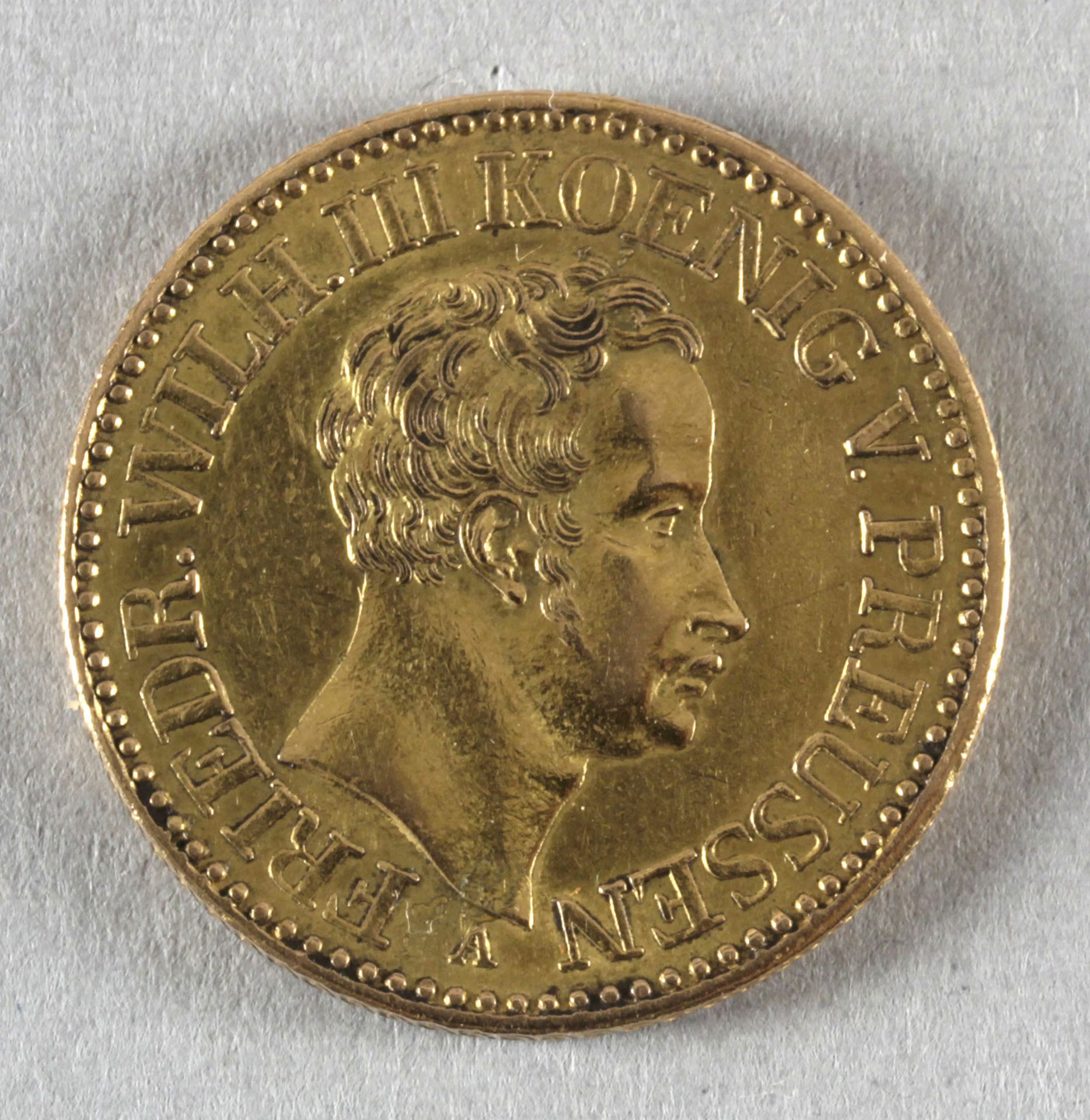 Goldmünze, Doppelter Friedrich d’Or, Preußen, 1839 A, Friedrich Wilhelm III.