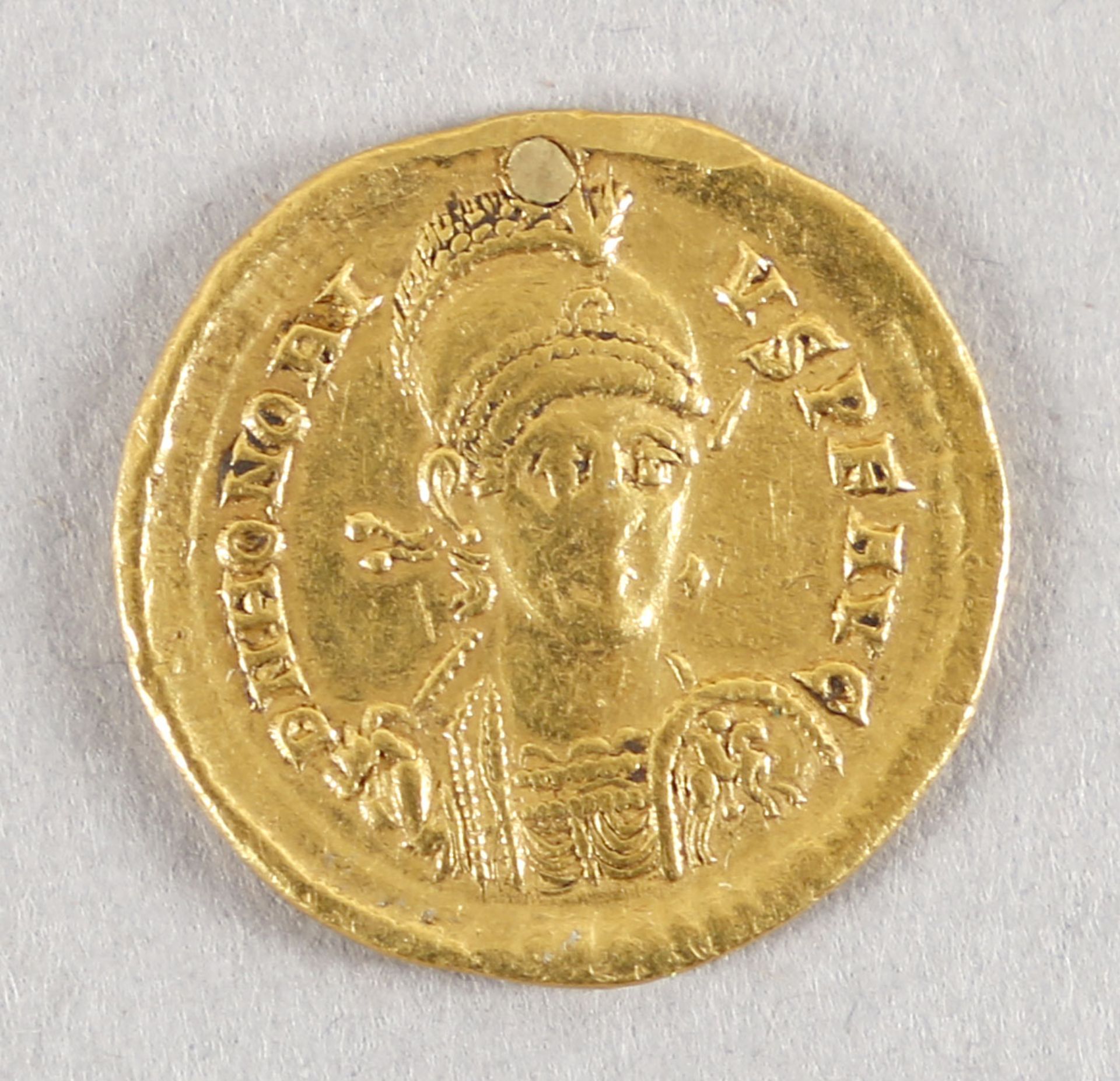 Antike römische Goldmünze (AV-Solidus), Honorius