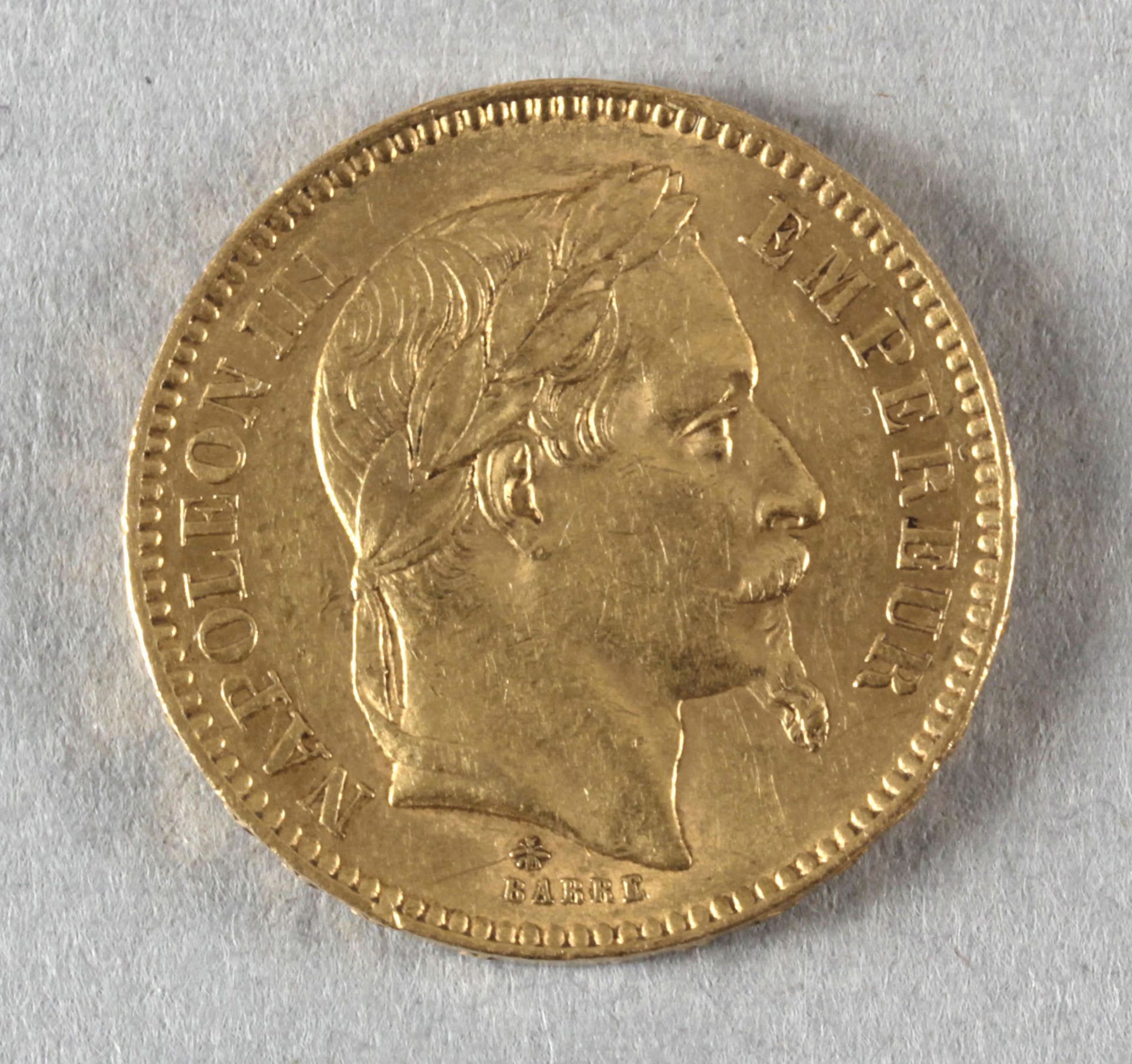Goldmünze, 20 Francs, Frankreich, 1863 AA, Napoleon III.