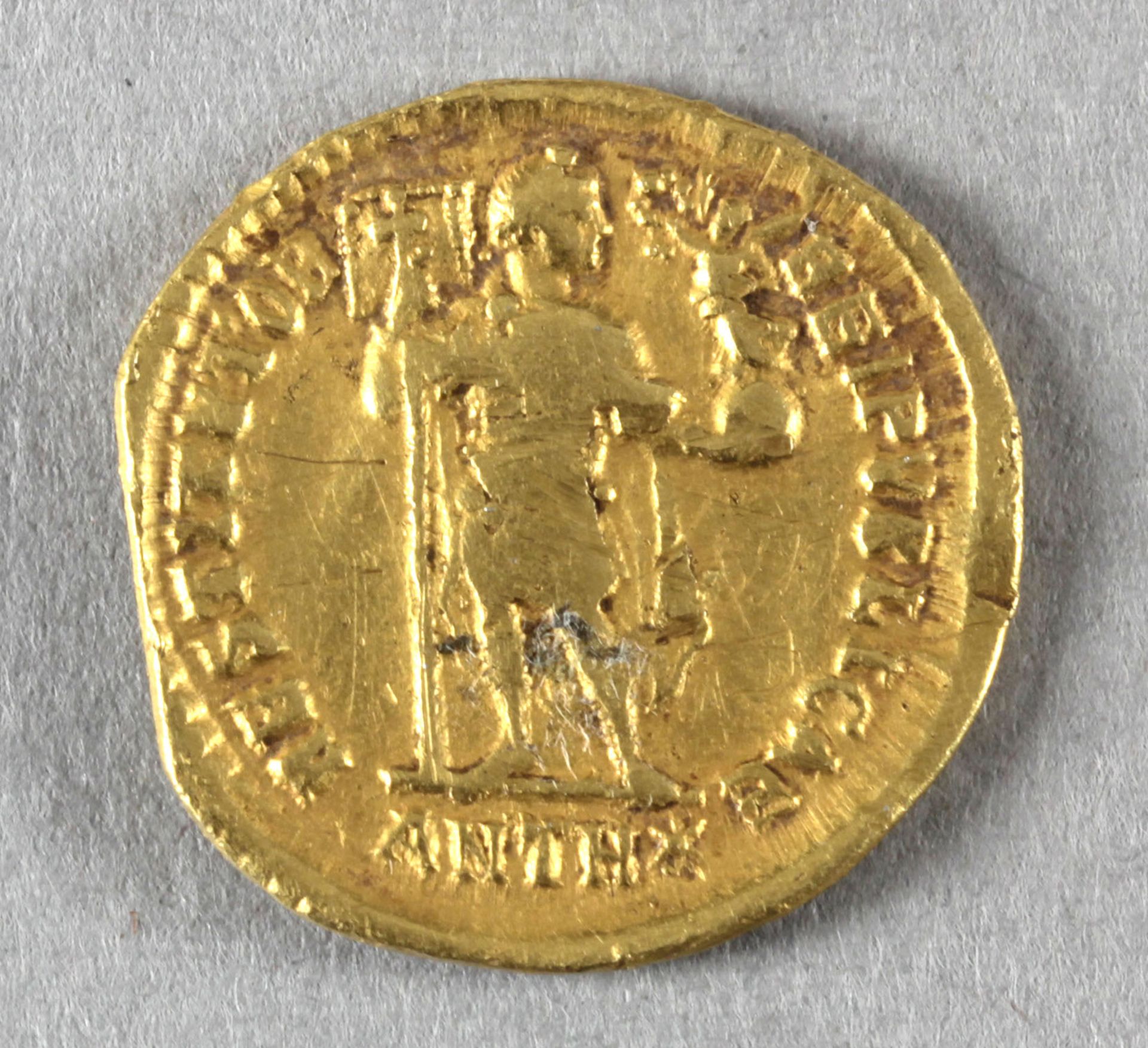 Antike römische Goldmünze (Solidus), Valens - Image 2 of 2