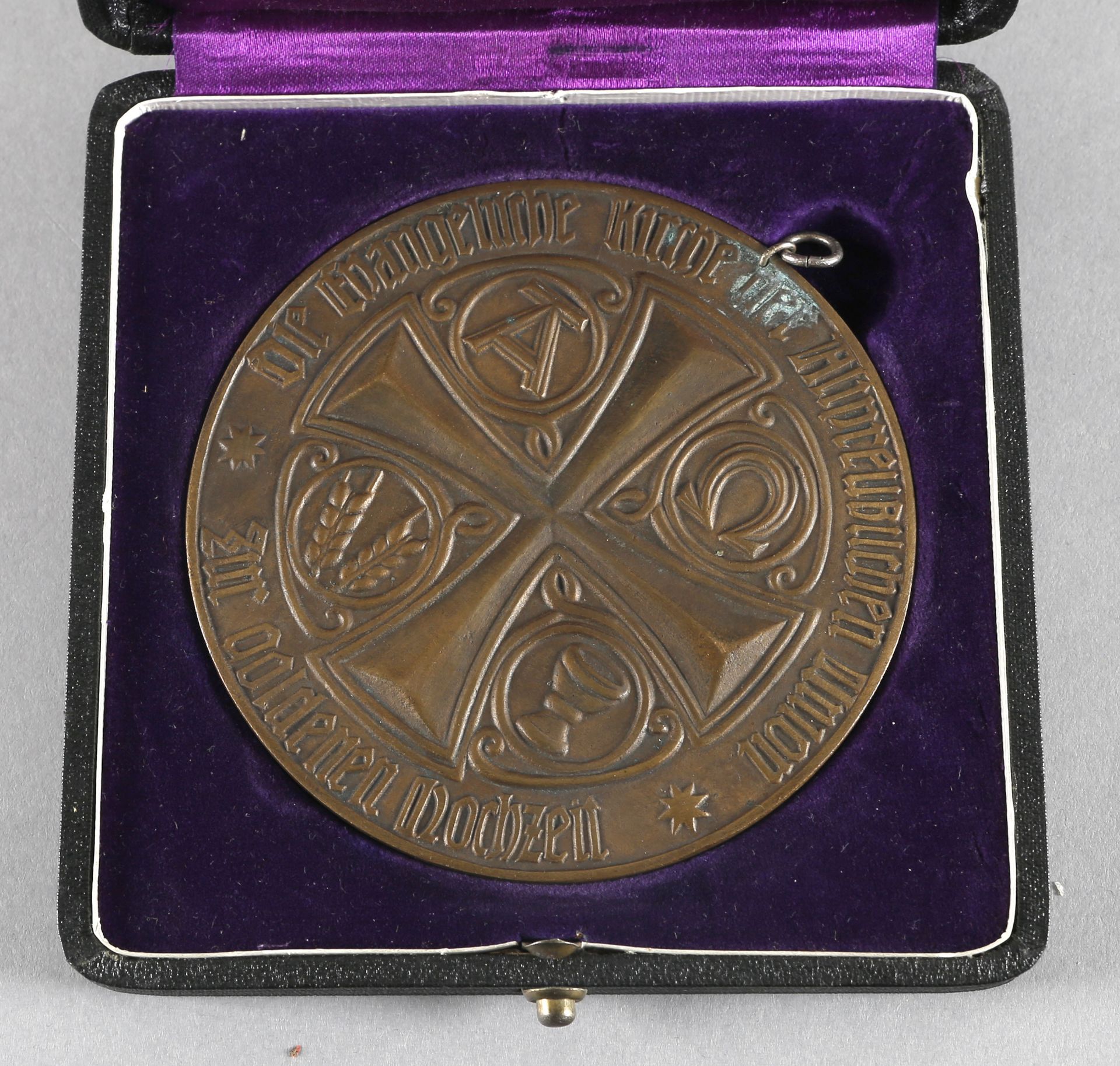 Große Medaille zur goldenen Hochzeit, Evangelische Kirche der Altpreußischen Union - Bild 2 aus 2
