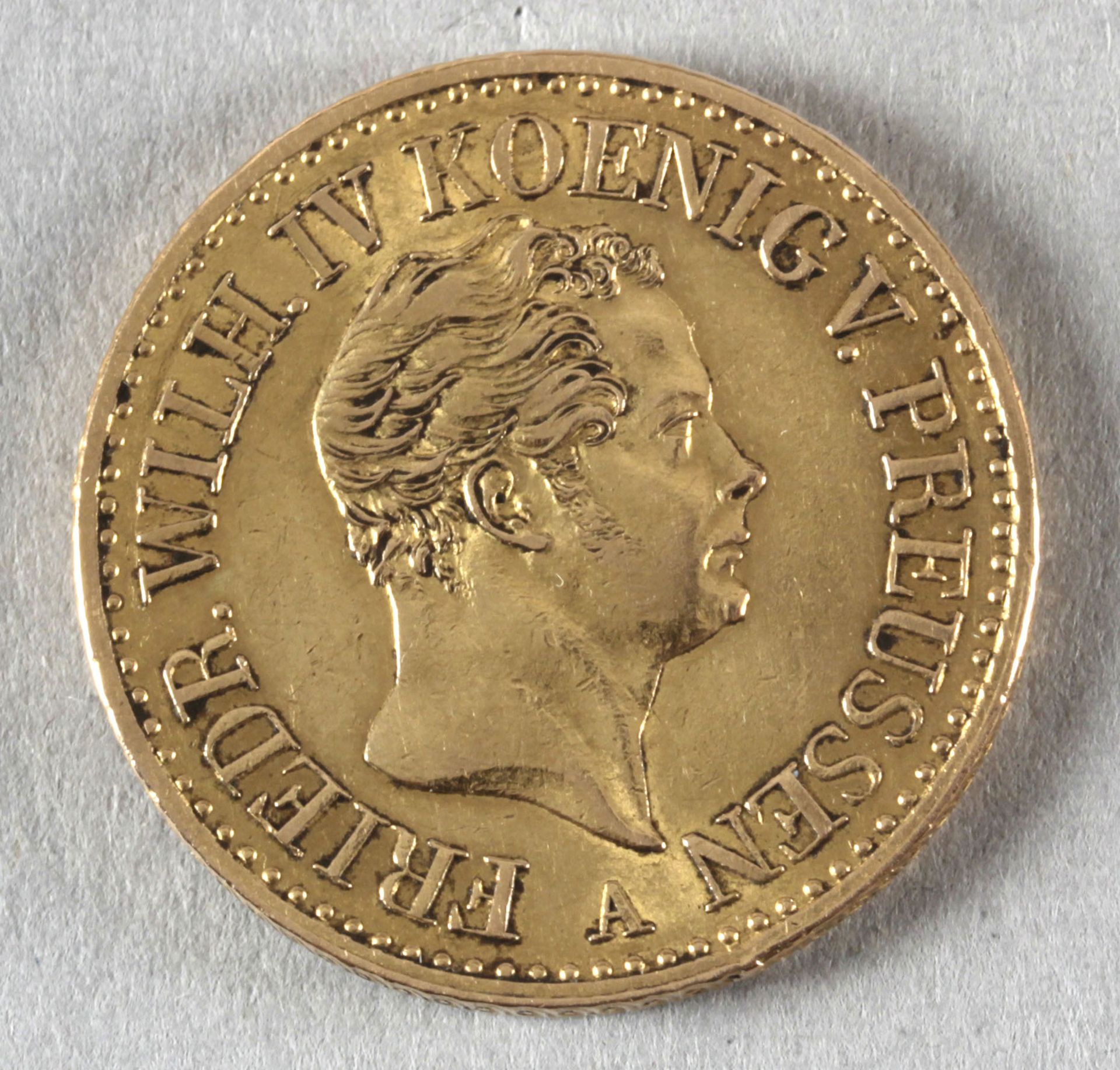 Goldmünze, Doppelter Friedrich d’Or, Preußen, 1848 A, Friedrich Wilhelm IV.