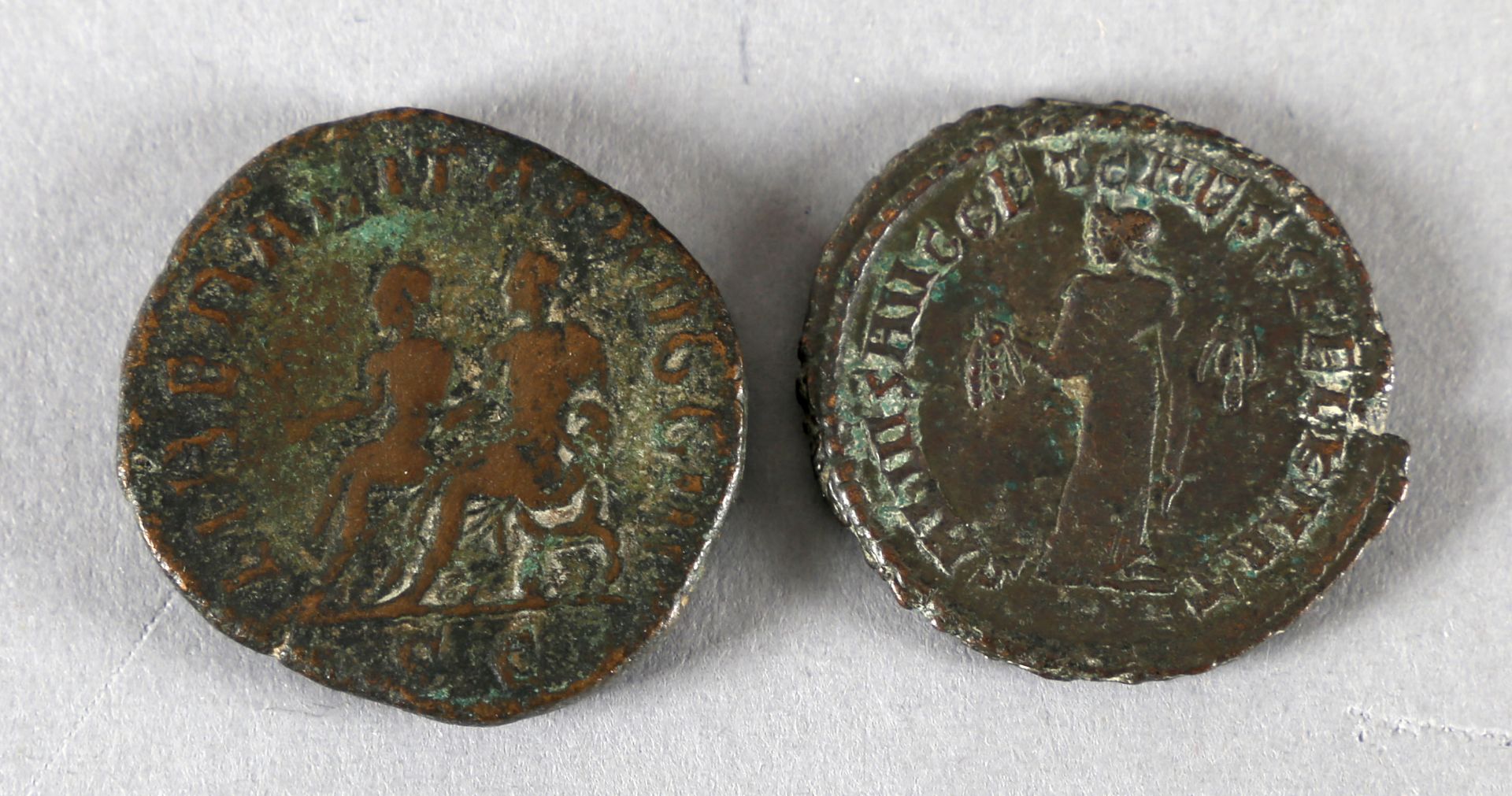 Zwei röm. Münzen - Image 2 of 2