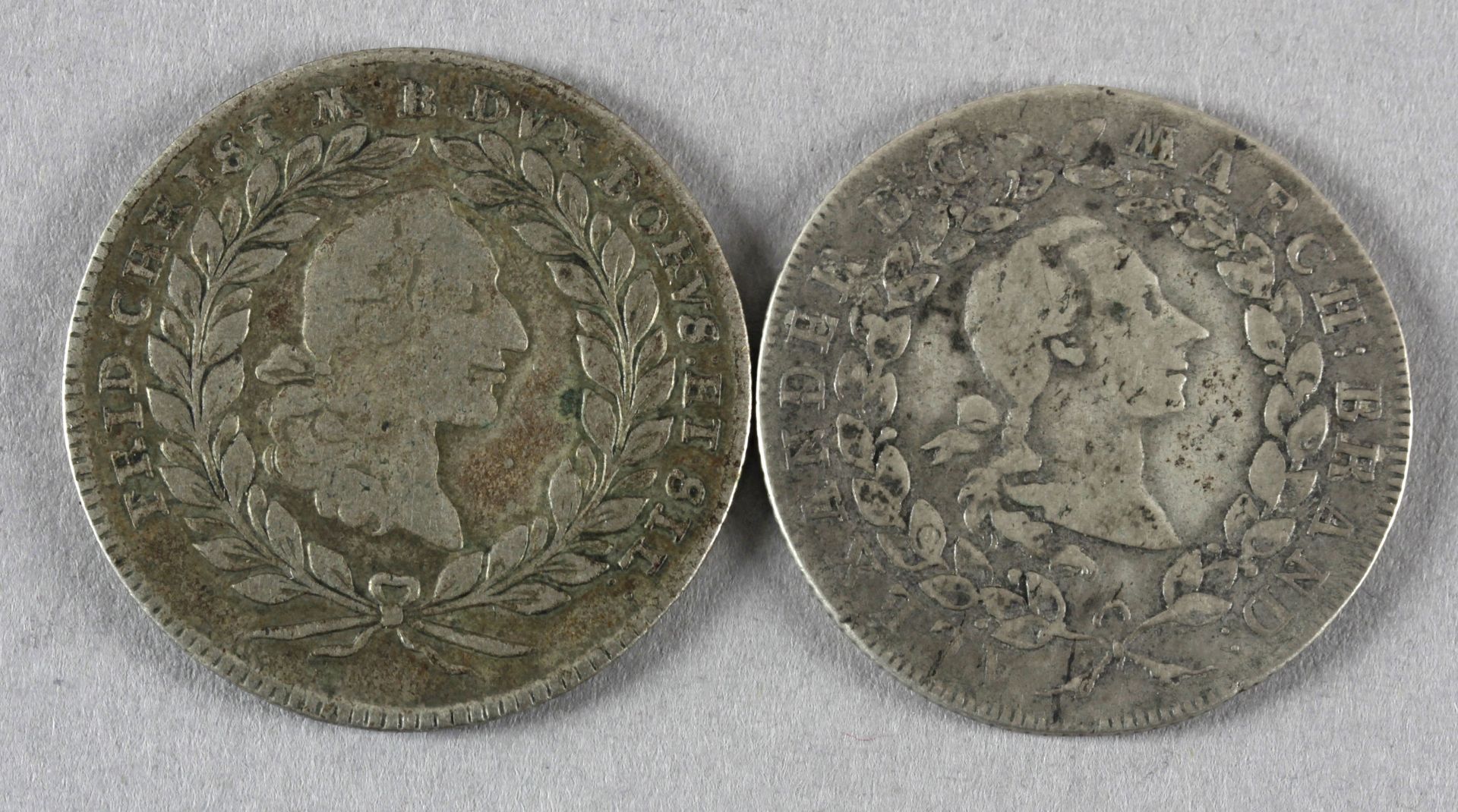 2 Münzen Bayreuth