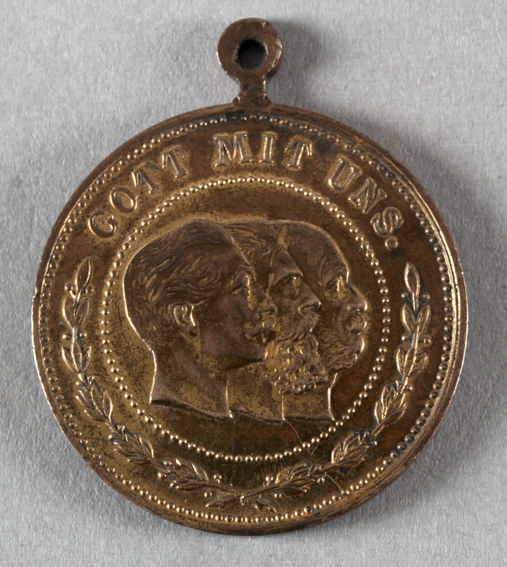 Tragbare Bronzemedaille, Cavalerie-Verein Völklingen und Umgebung, wohl 1888