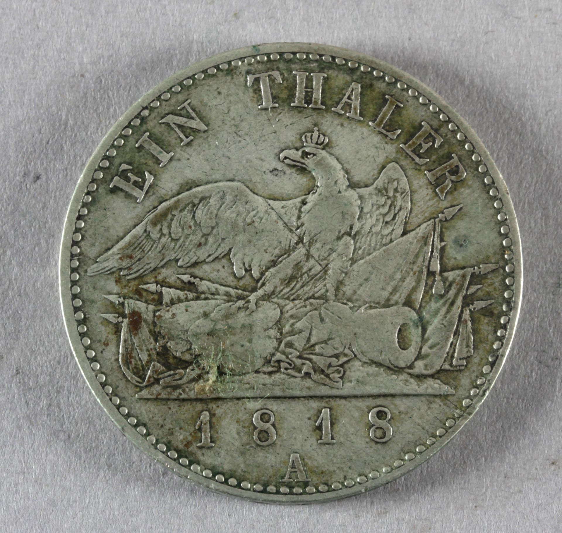 1 Taler, Preußen, 1818 A - Image 2 of 2