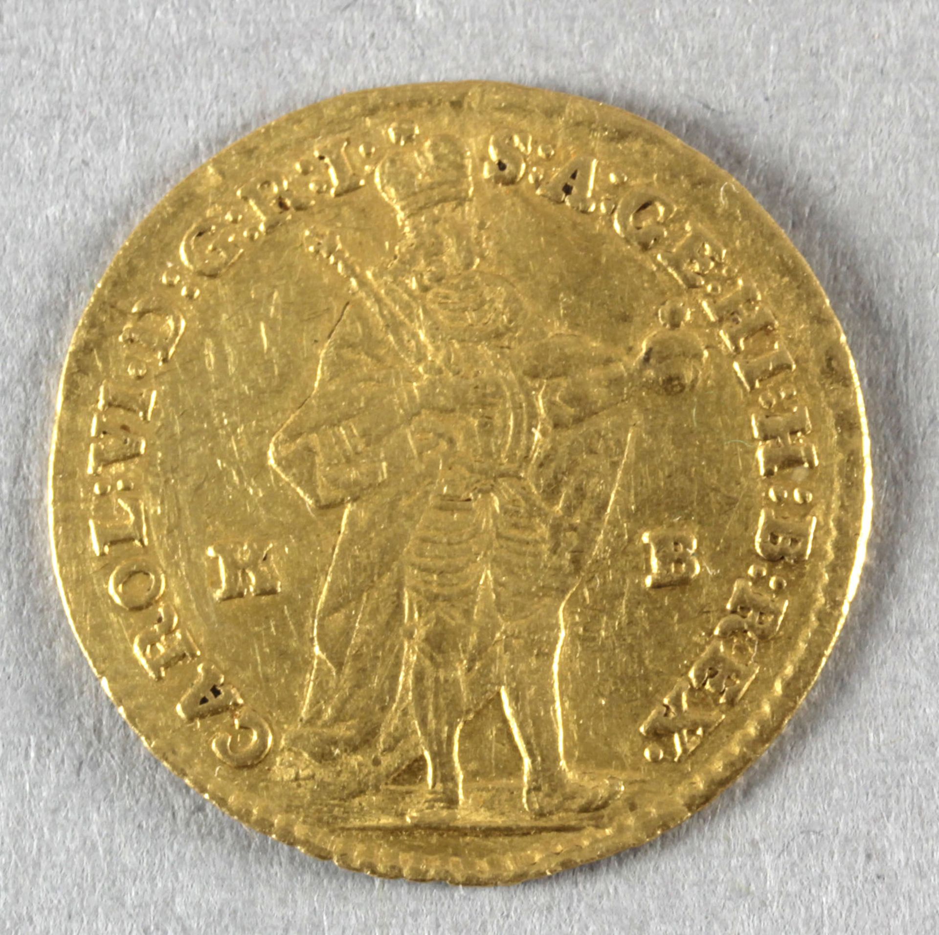 Goldmünze, 1 Dukat, Ungarn, 1732, Karl VI.