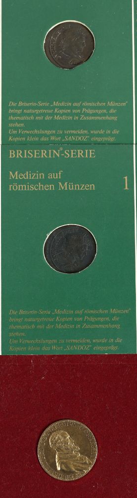 Europäische Goldmünzen, römische Münzen, Antiken