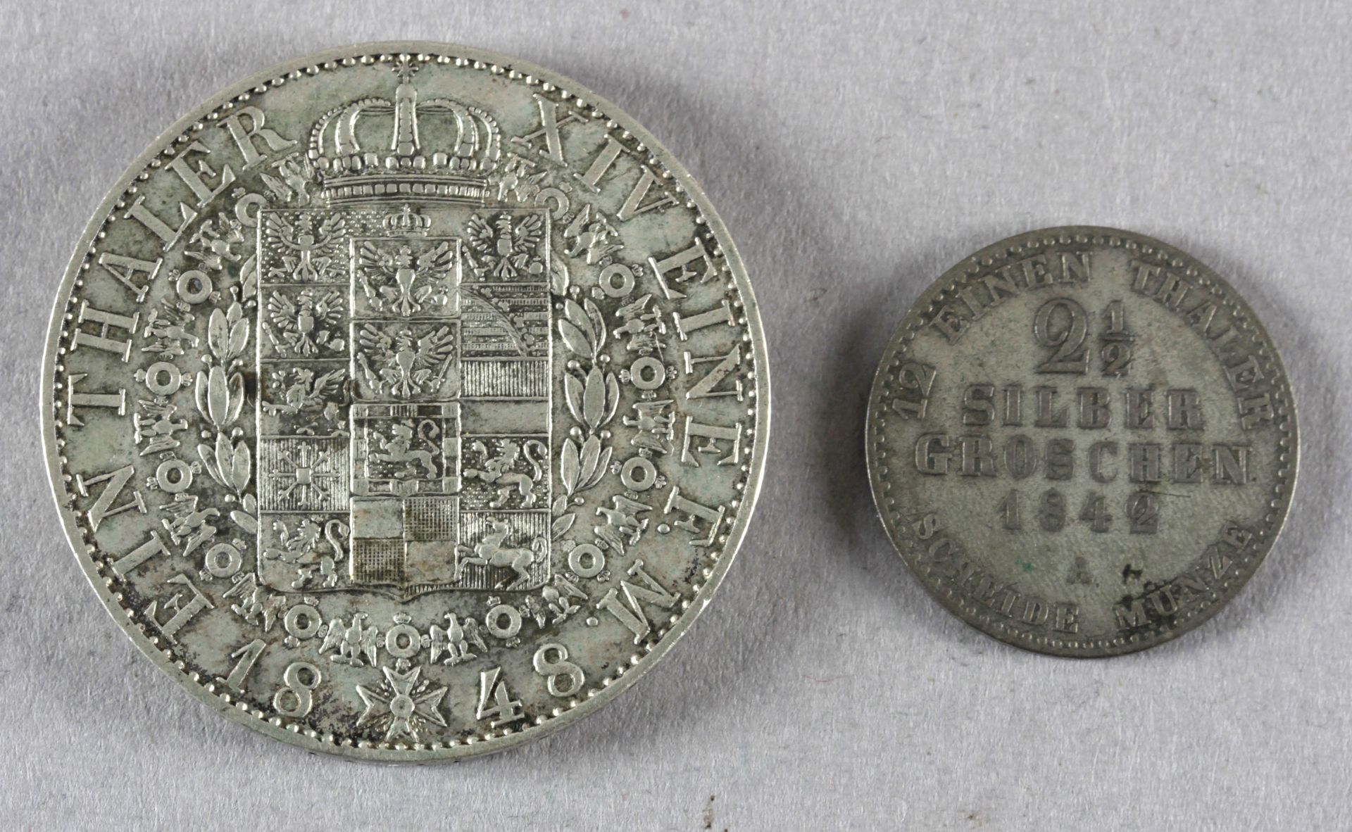 2 Münzen Preußen - Image 2 of 2