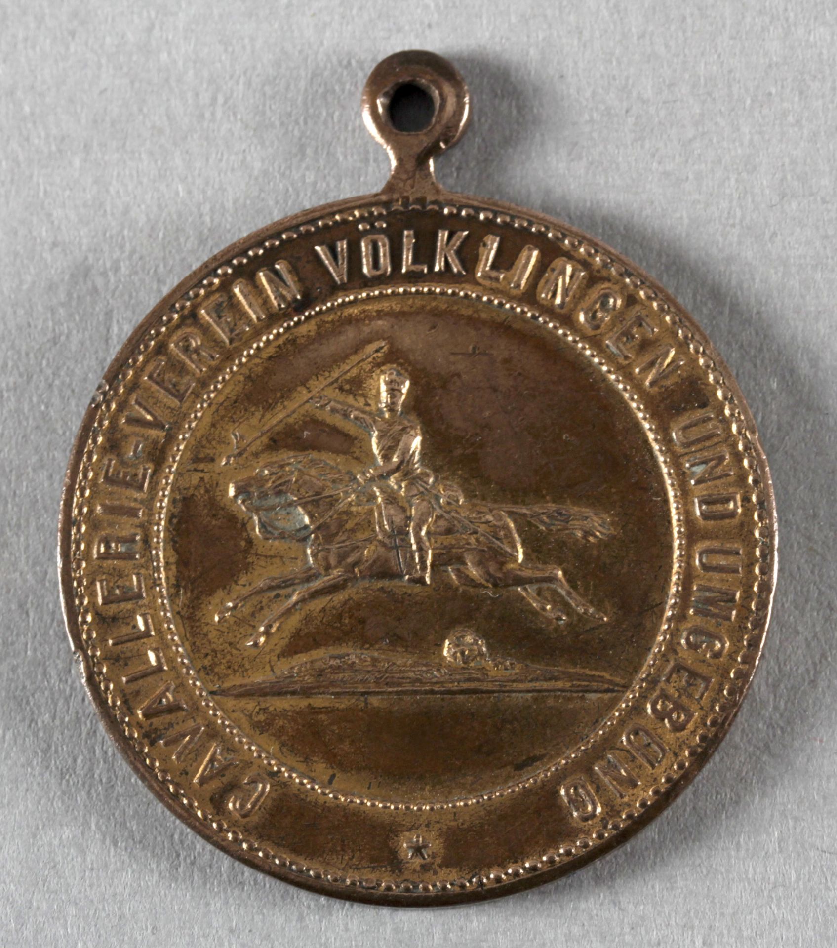 Tragbare Bronzemedaille, Cavalerie-Verein Völklingen und Umgebung, wohl 1888 - Image 2 of 2