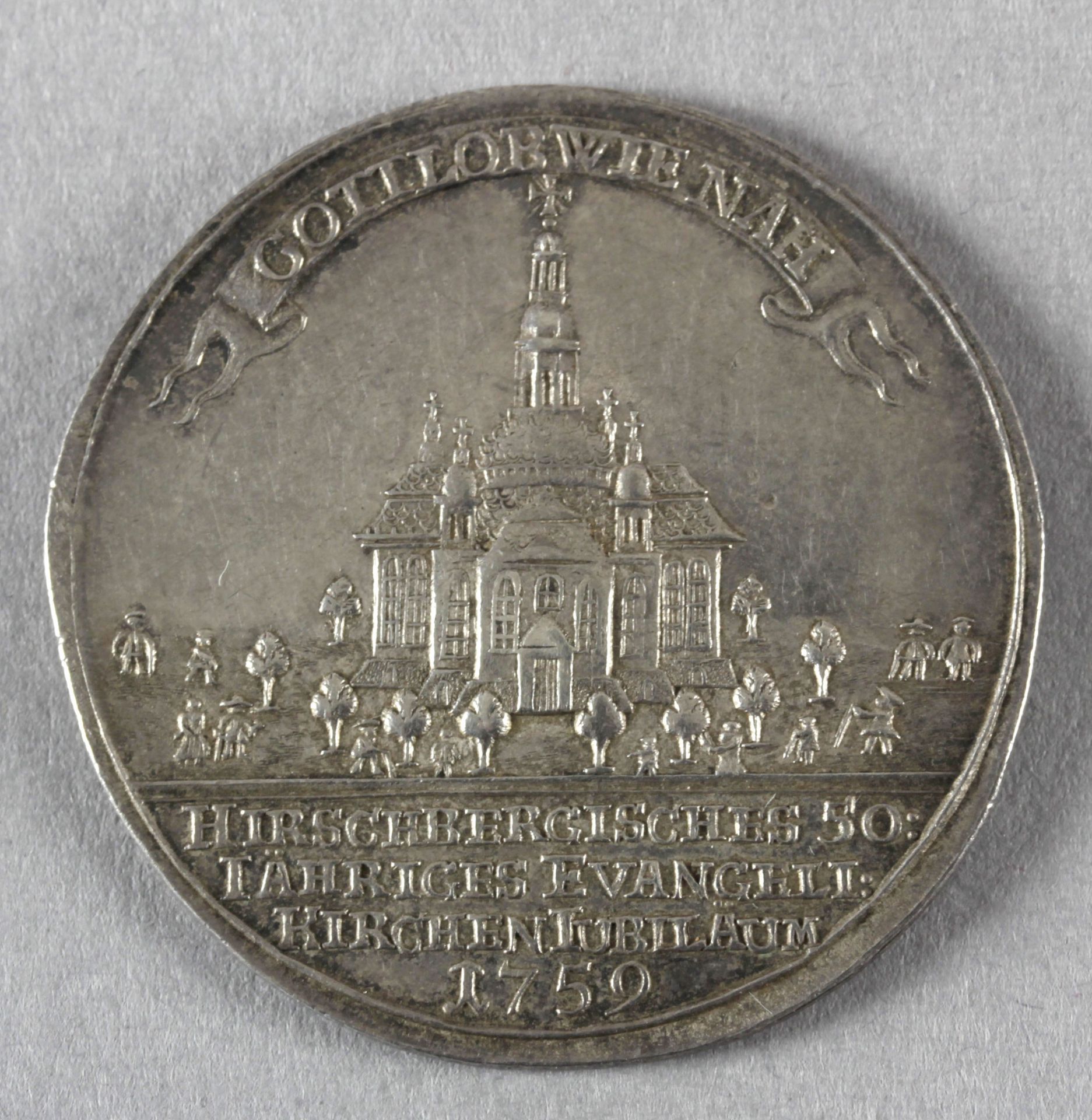 Hirschberg, Schlesien, Medaille 1759