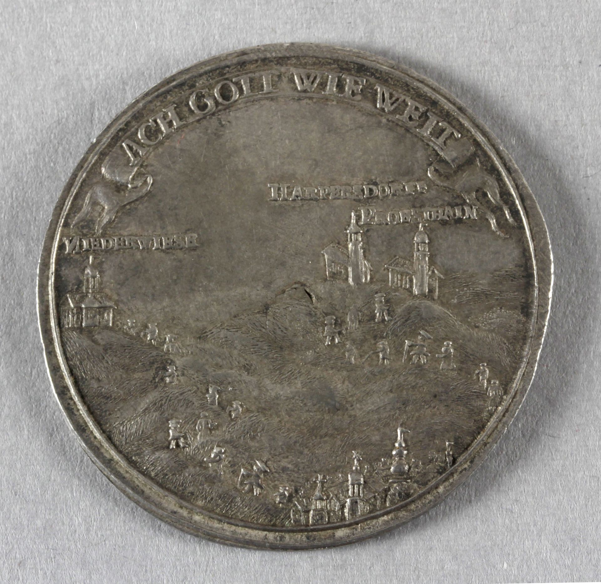 Hirschberg, Schlesien, Medaille 1759 - Image 2 of 2