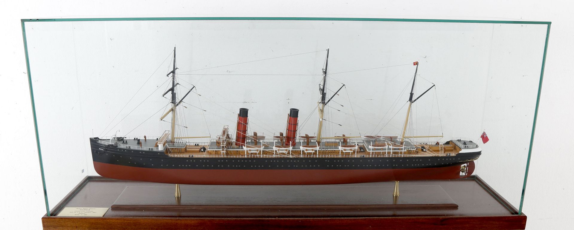 Schiffsmodell 'Servia' (Cunard), Maßstab 1:150 - Bild 2 aus 5