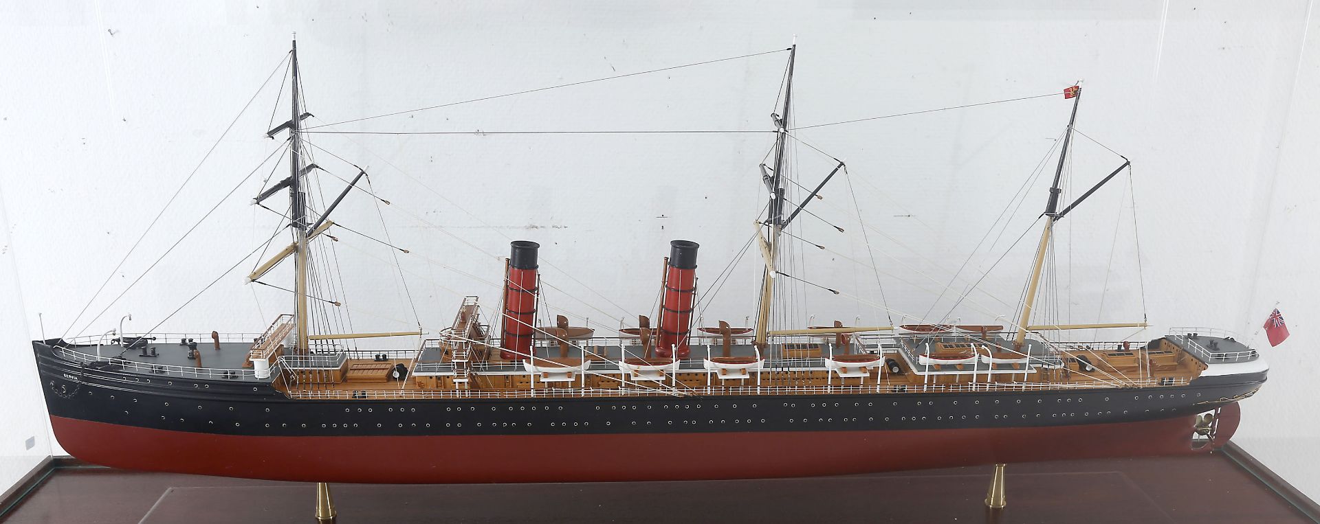 Schiffsmodell 'Servia' (Cunard), Maßstab 1:150