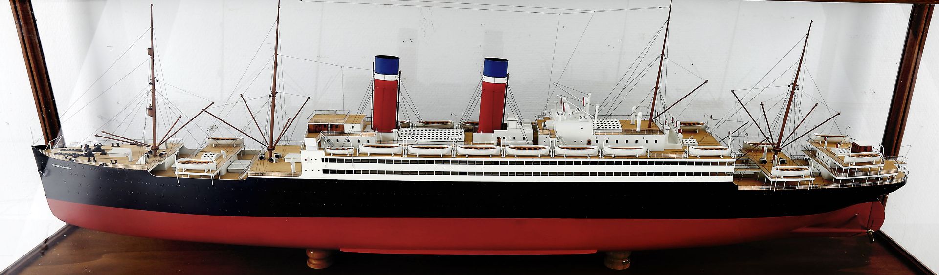 Schiffsmodell 'George Washington' (NDL 1908), Maßstab 1:150