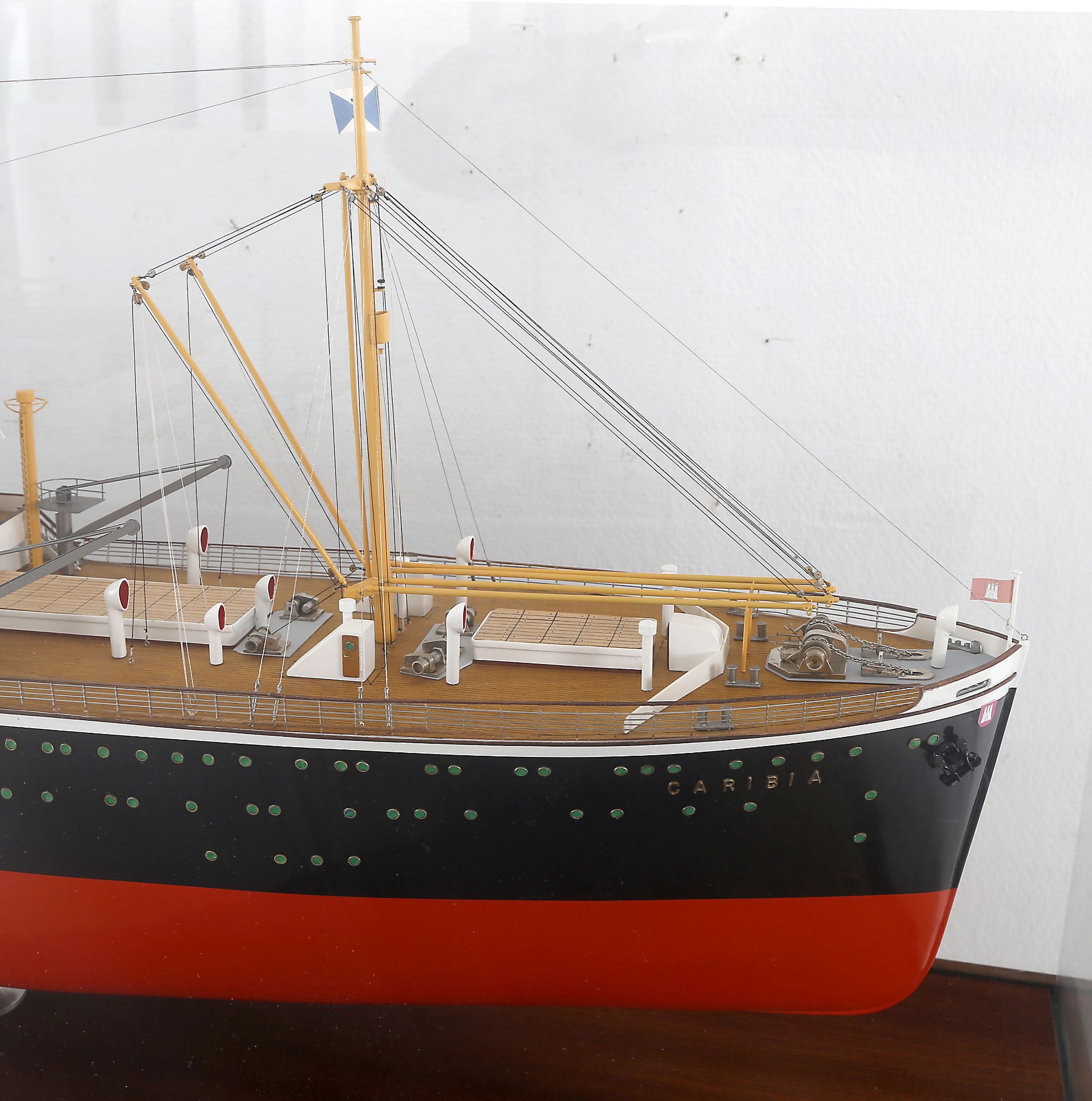 Schiffsmodell 'Caribia' (Hapag 1933), Maßstab 1:100 - Bild 5 aus 5