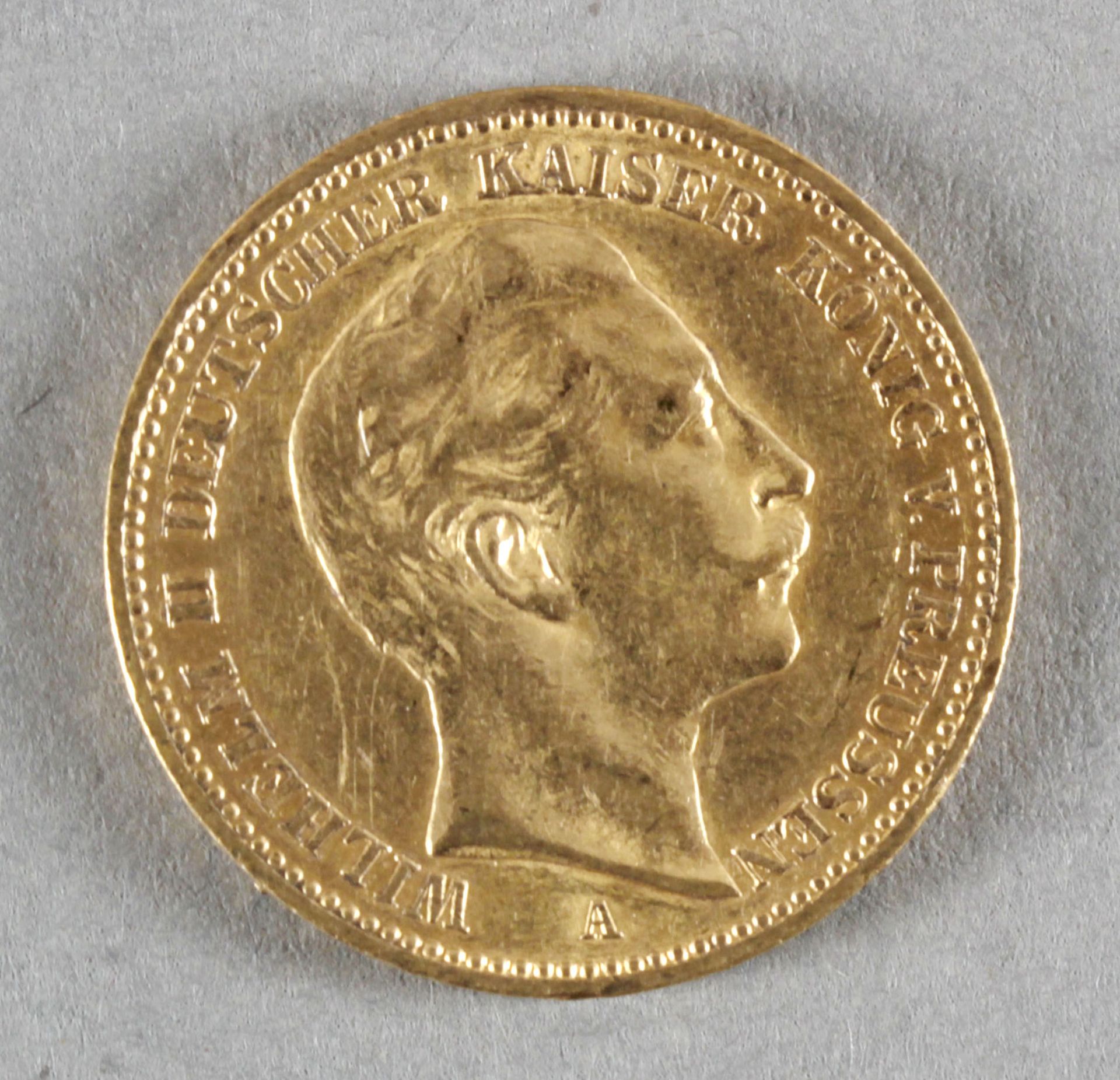 Goldmünze, 20 Mark, 1896 A, Wilhelm II. (Preußen)
