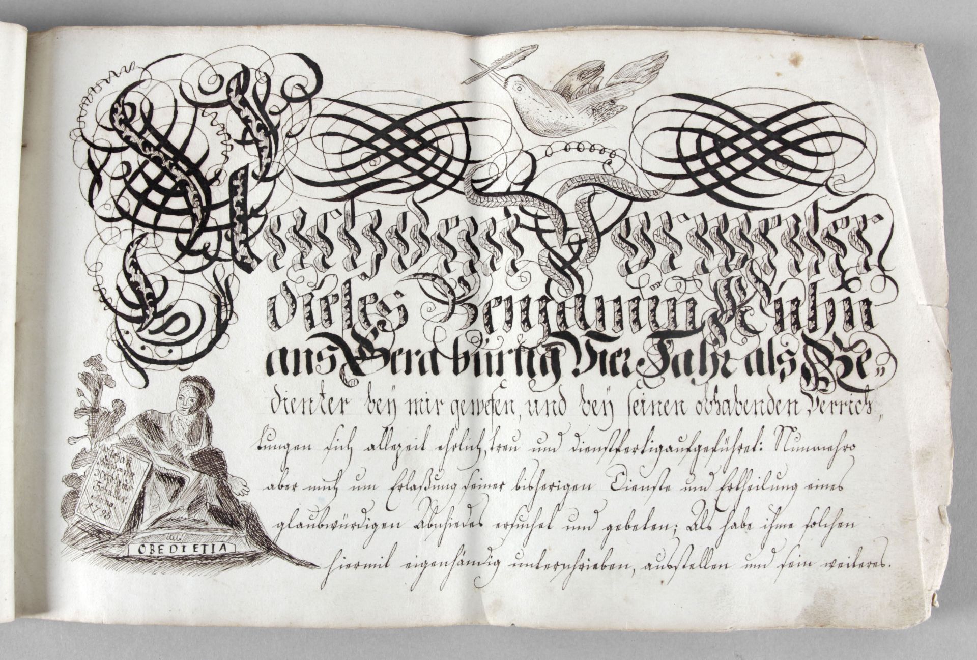 Stammbuch (Erinnerungsalbum) des Johann Wolfgang Nicolaus Schüller, 1793 - Image 3 of 3