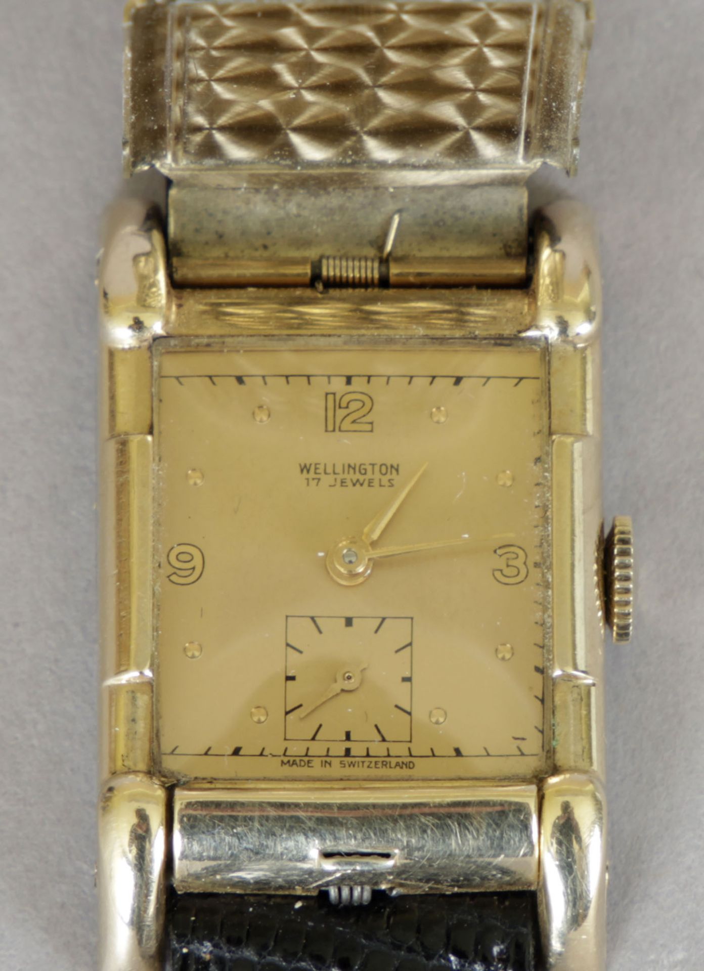 Wellington Armbanduhr mit Klappdeckel