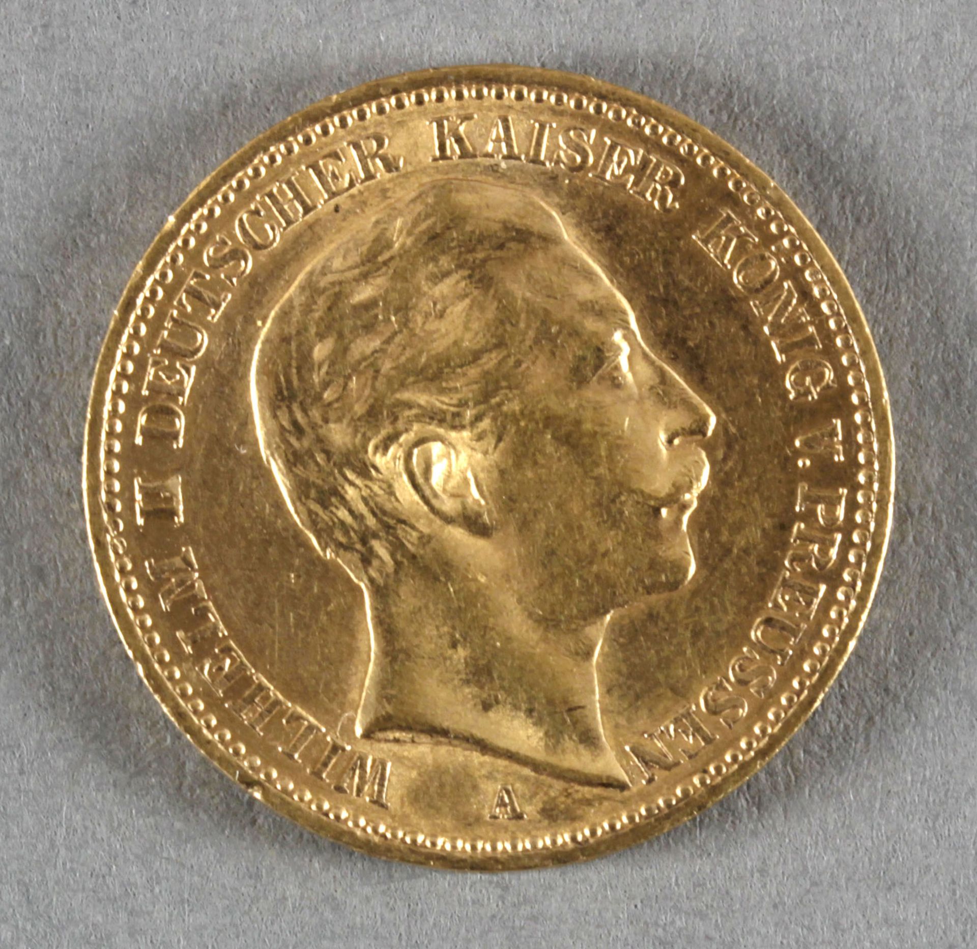 Goldmünze, 20 Mark, 1893 A, Wilhelm II. (Preußen)