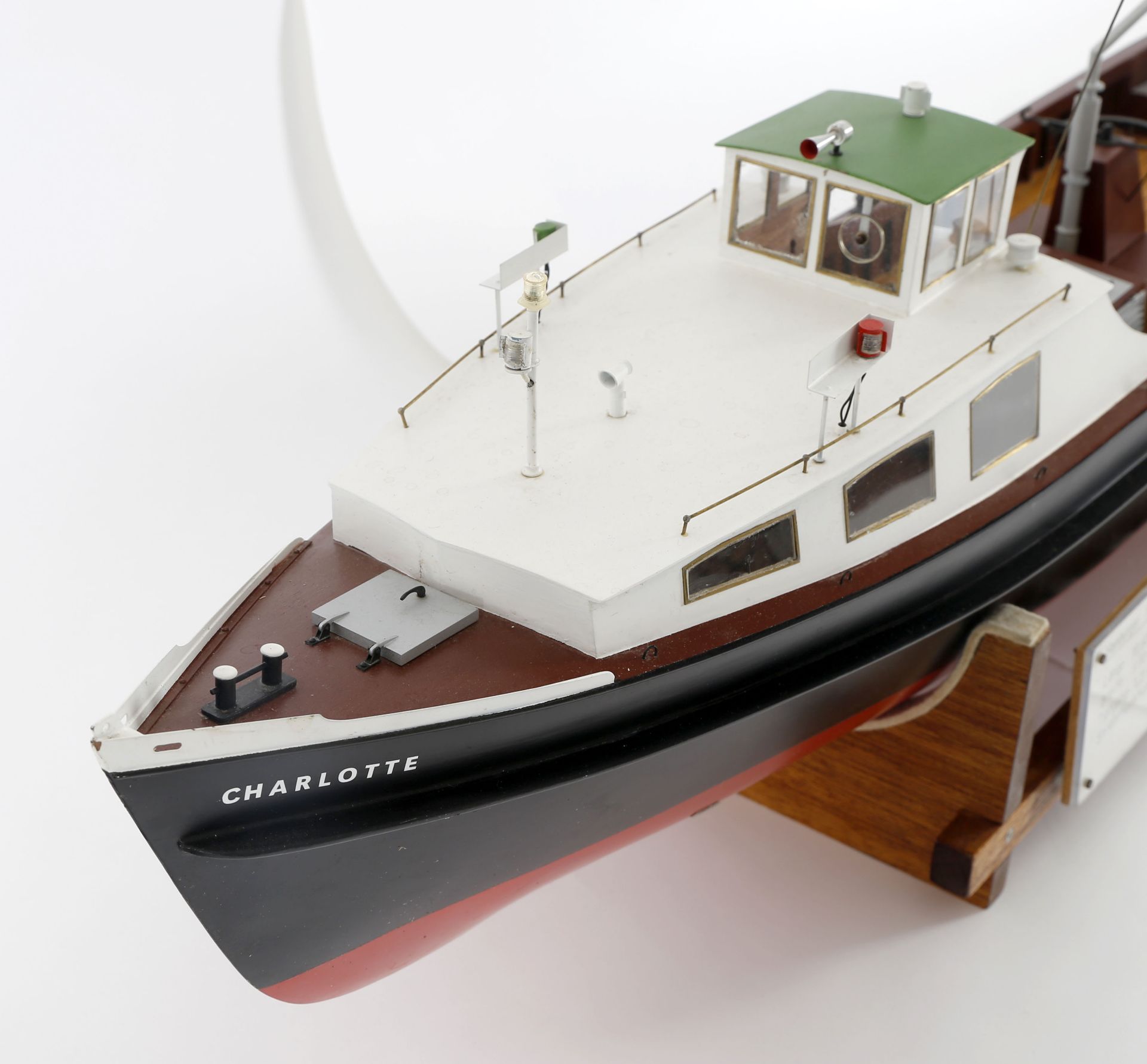 Modell der Hamburger Hafenbarkasse 'Charlotte' - Image 2 of 5