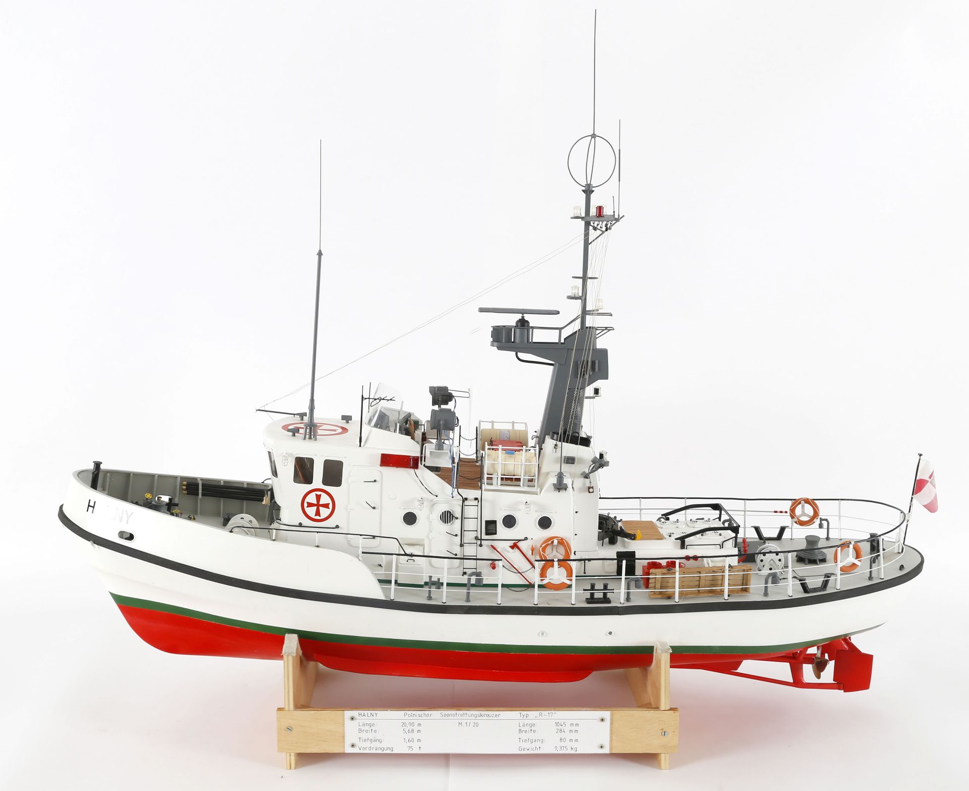 Modell des Rettungskreuzers 'Halny' (Typ 'R-17') - Image 6 of 6