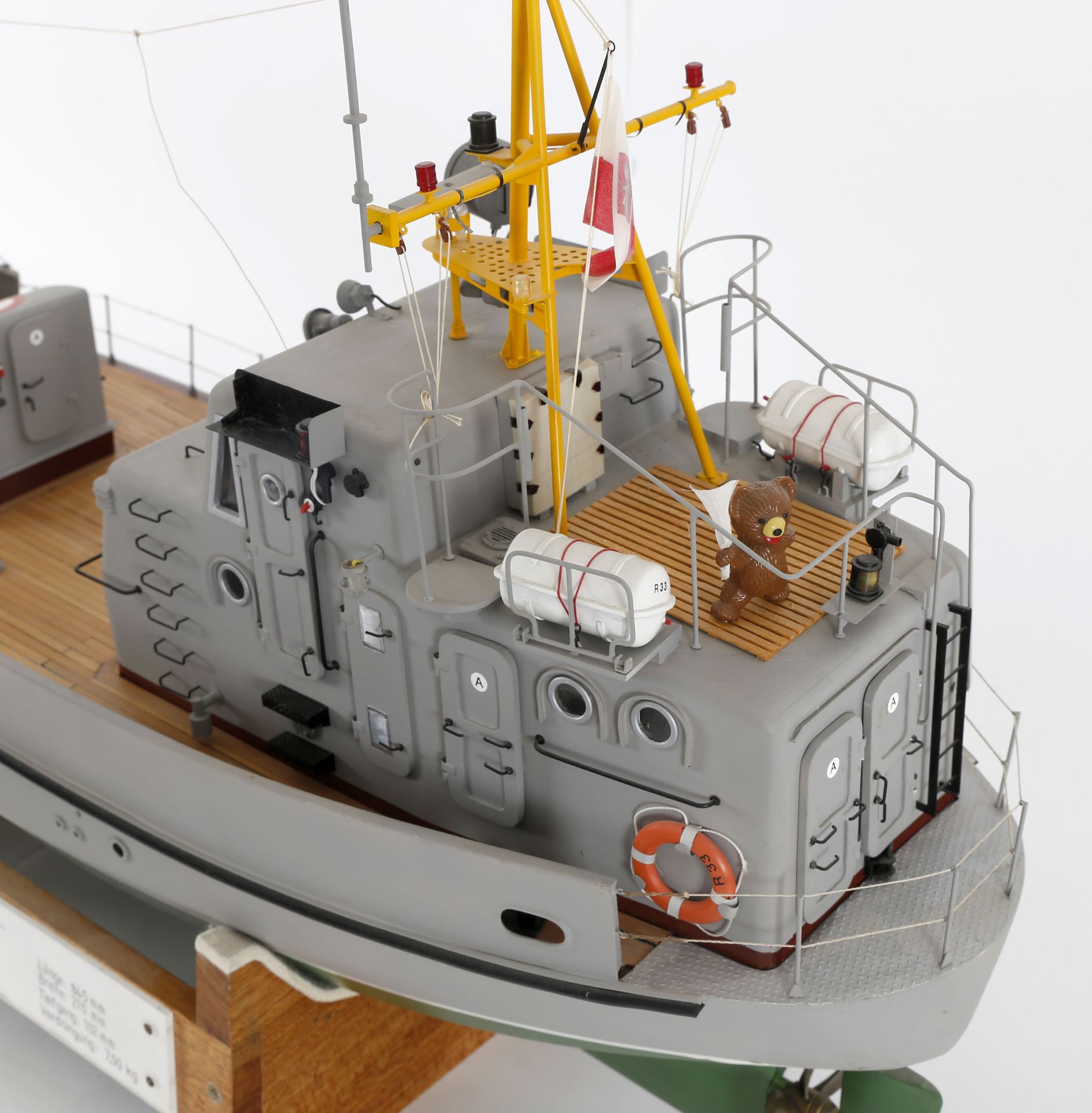 Modell des polnischen Rettungsbootes 'R 33' - Image 4 of 7