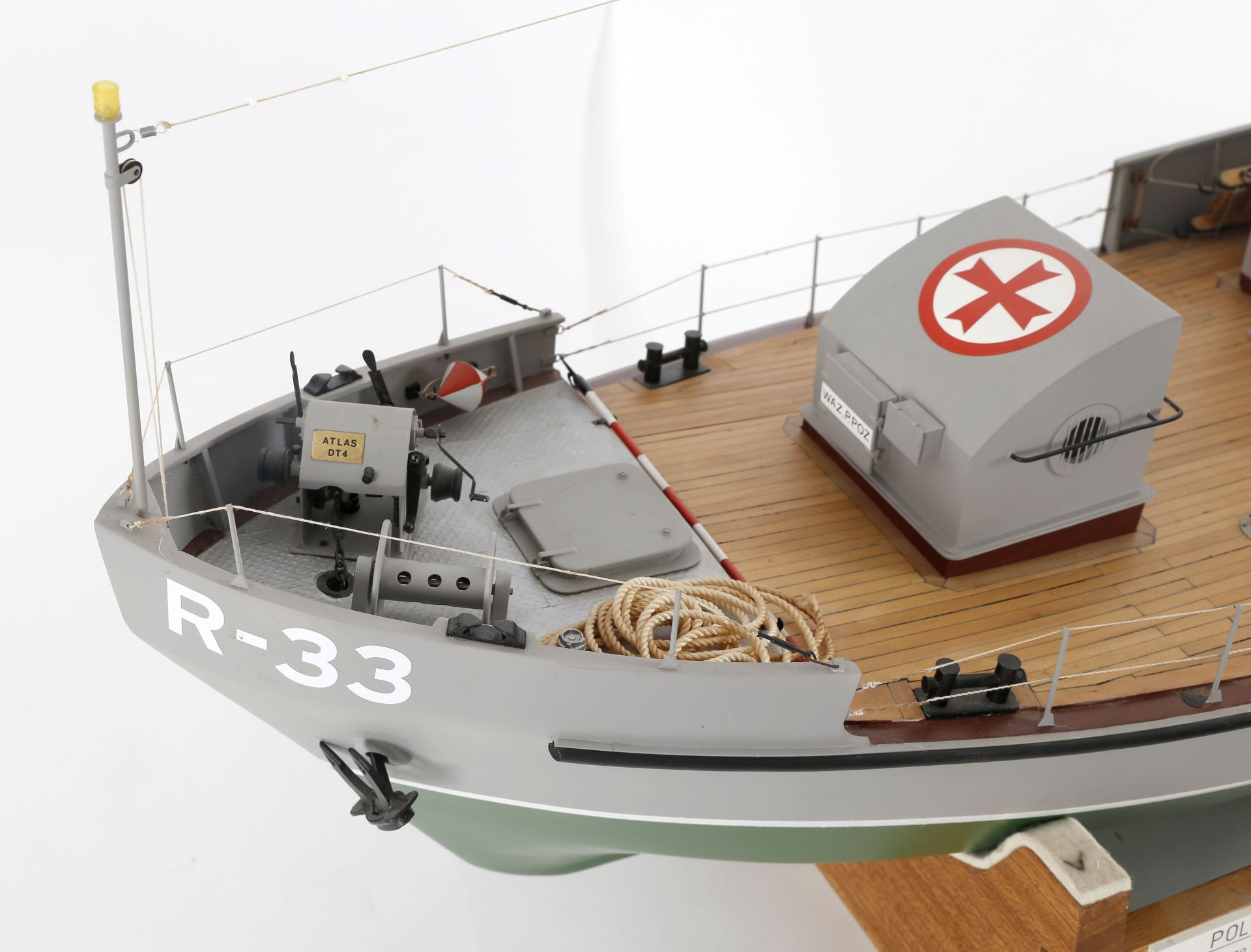 Modell des polnischen Rettungsbootes 'R 33' - Image 6 of 7