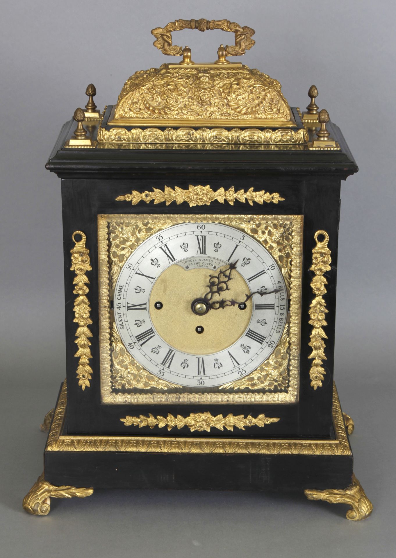 Bracket-Clock mit Carillon, England, Mitte 20. Jh., Howell & James Ltd., London