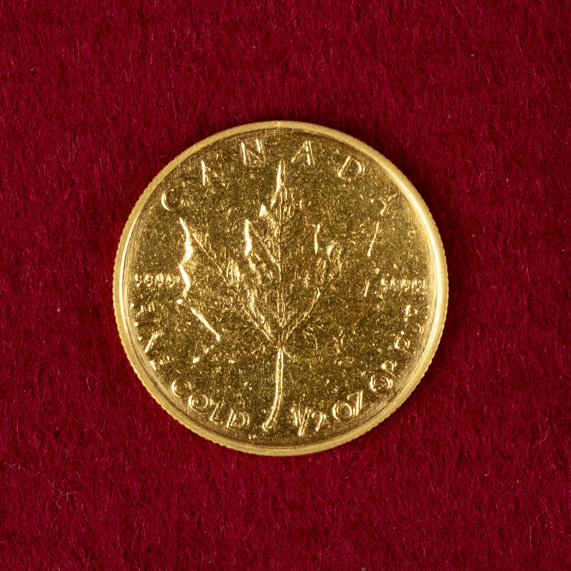 Goldmünze, 20 Dollar (1/2 Unze), Kanada, 1990, Elisabeth II.