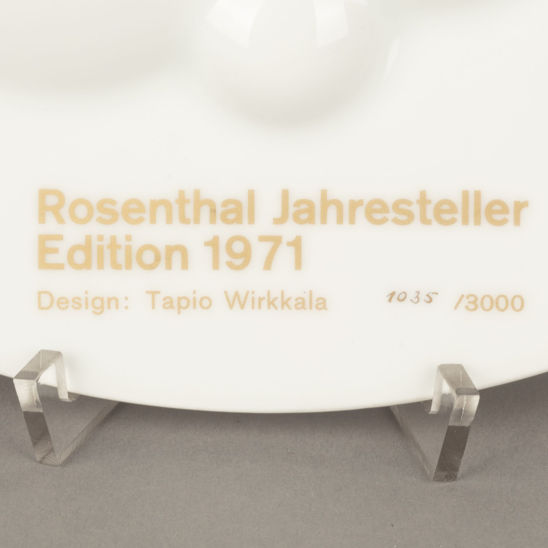 Rosenthal Jahresteller Edition, 1971 - Image 2 of 3