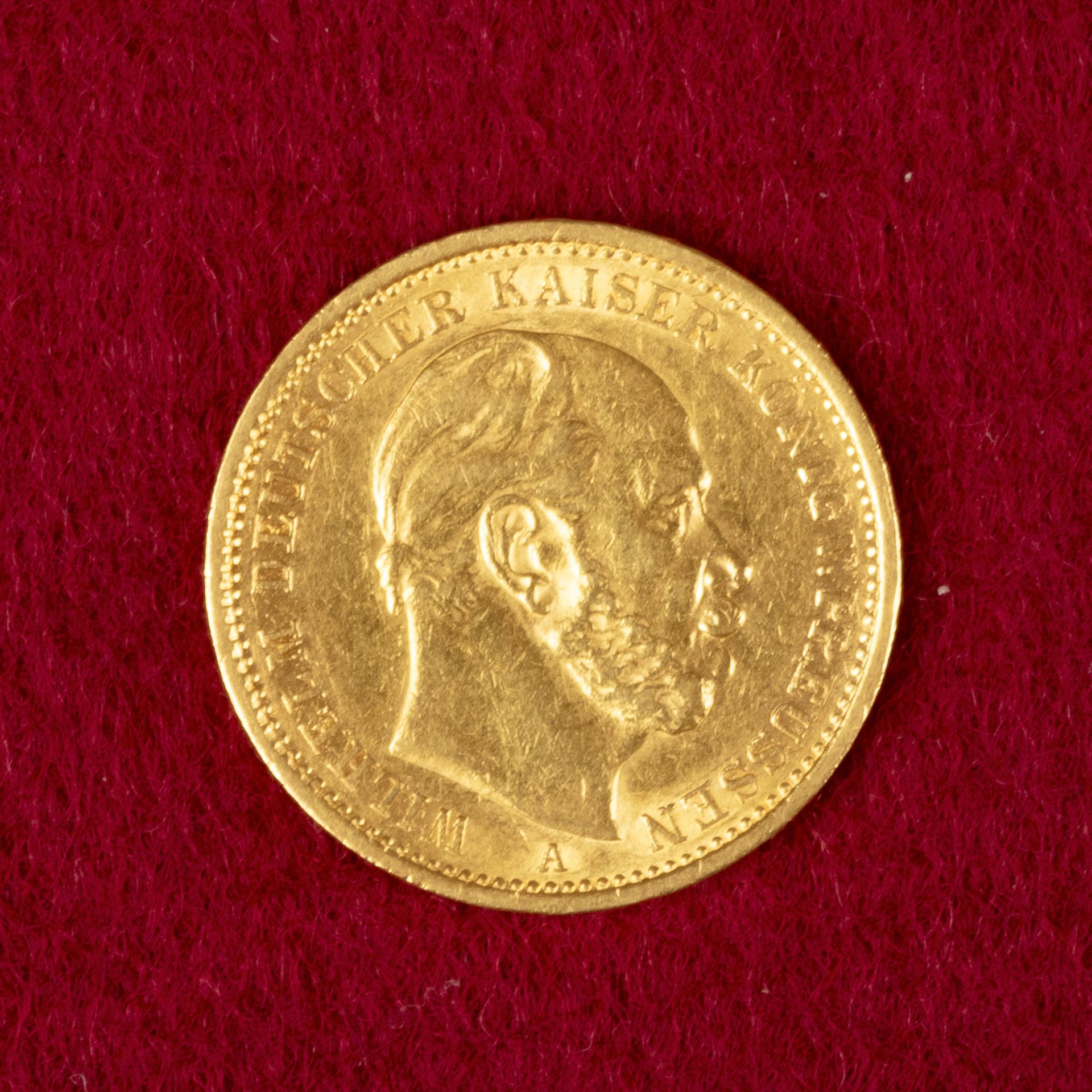 Goldmünze, 20 Mark, 1875 A, Wilhelm I. (Preußen)