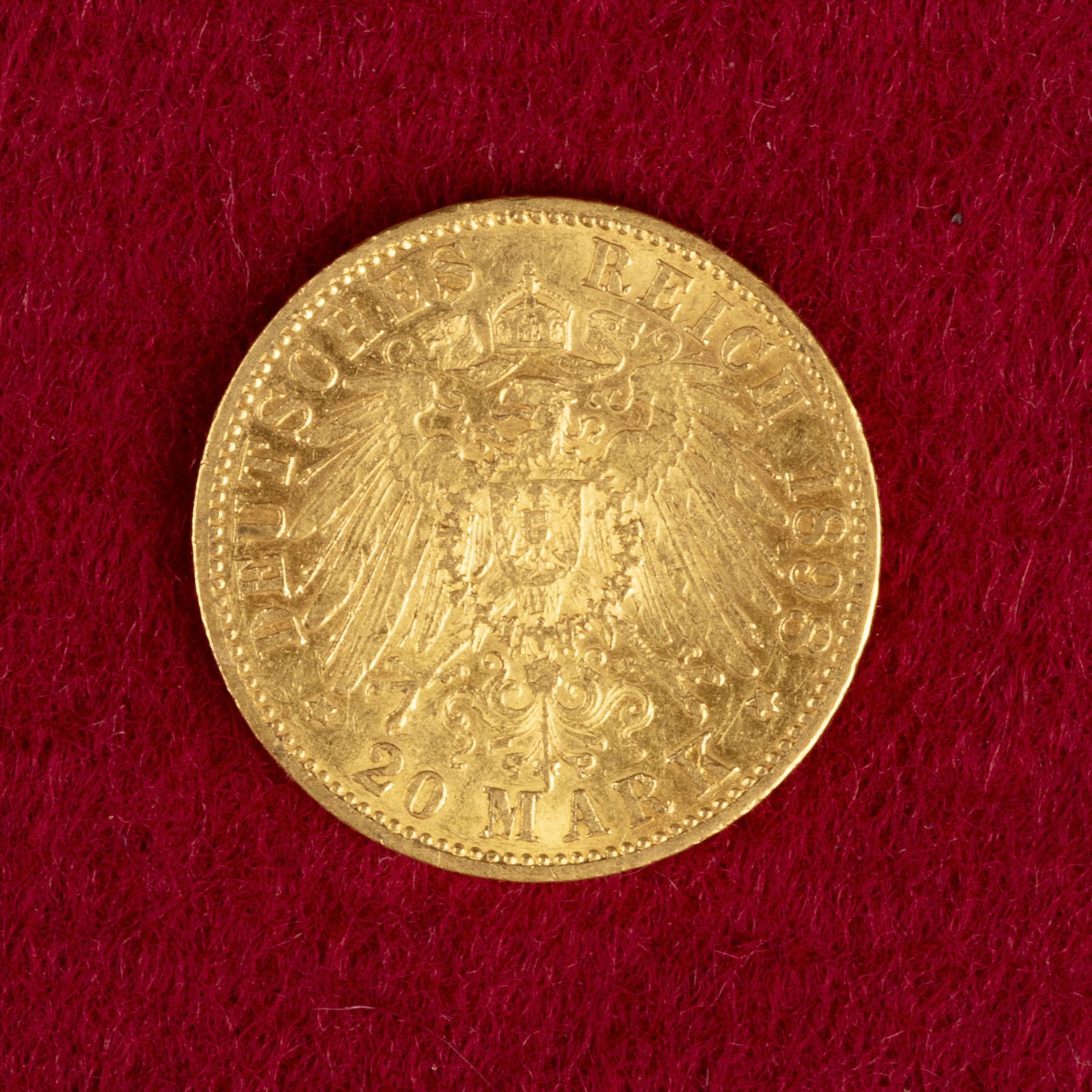 Goldmünze, 20 Mark, 1898 A, Wilhelm II. (Preußen)